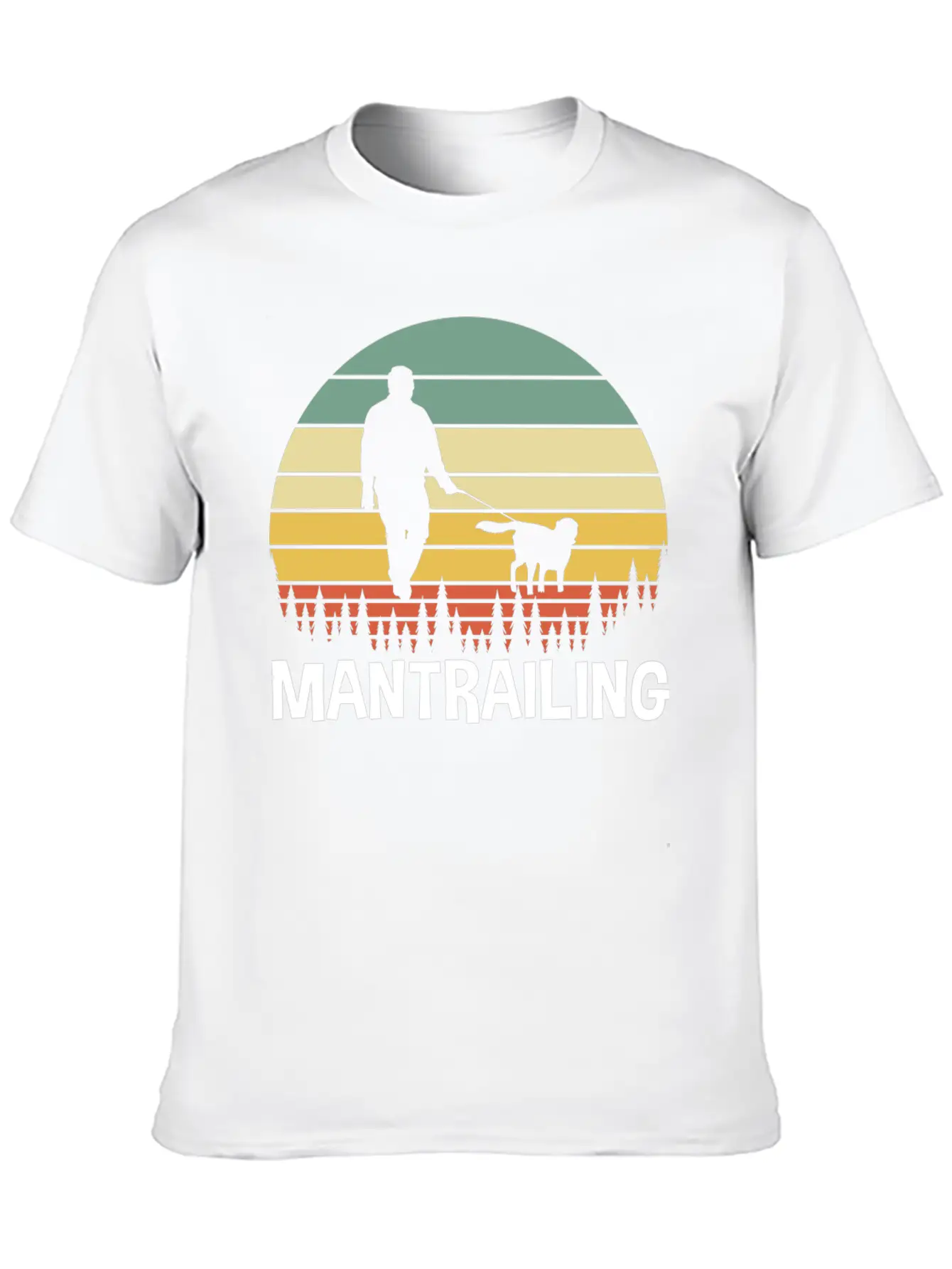 Forest Mantrailer Mantrailing Timeless Short Sleeve Tee – Comfy And Minimalist Design