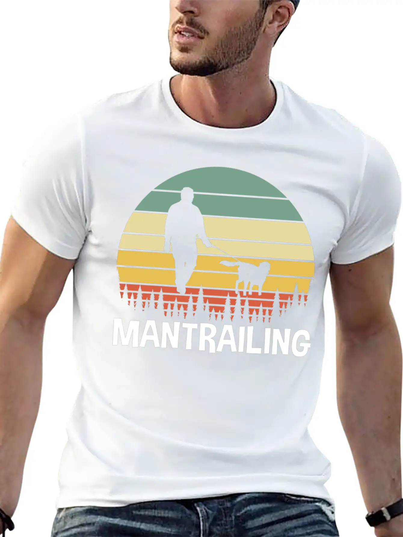 Forest Mantrailer Mantrailing Timeless Short Sleeve Tee – Comfy And Minimalist Design