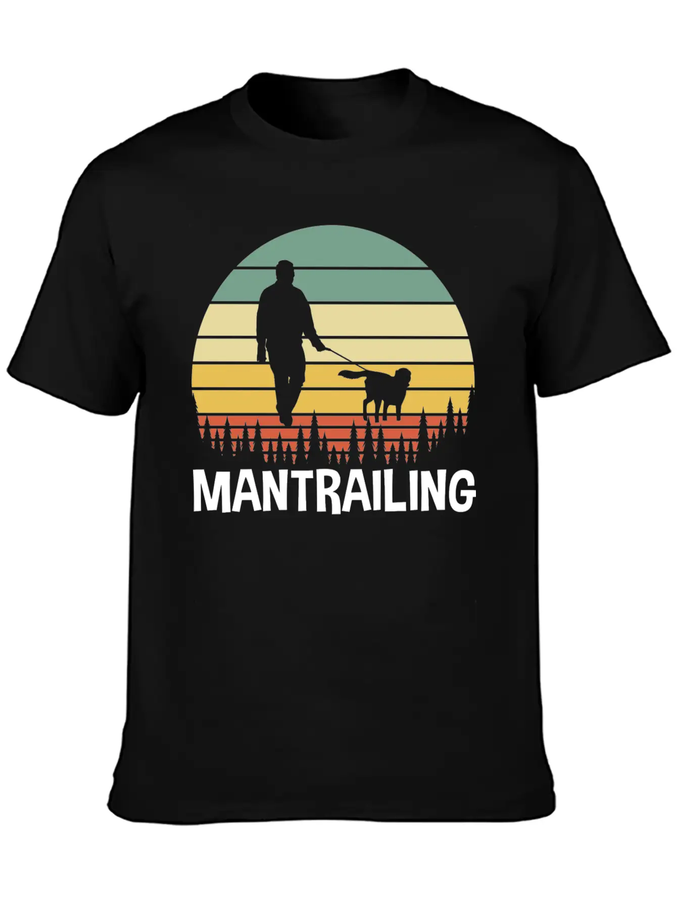 Forest Mantrailer Mantrailing Timeless Short Sleeve Tee – Comfy And Minimalist Design