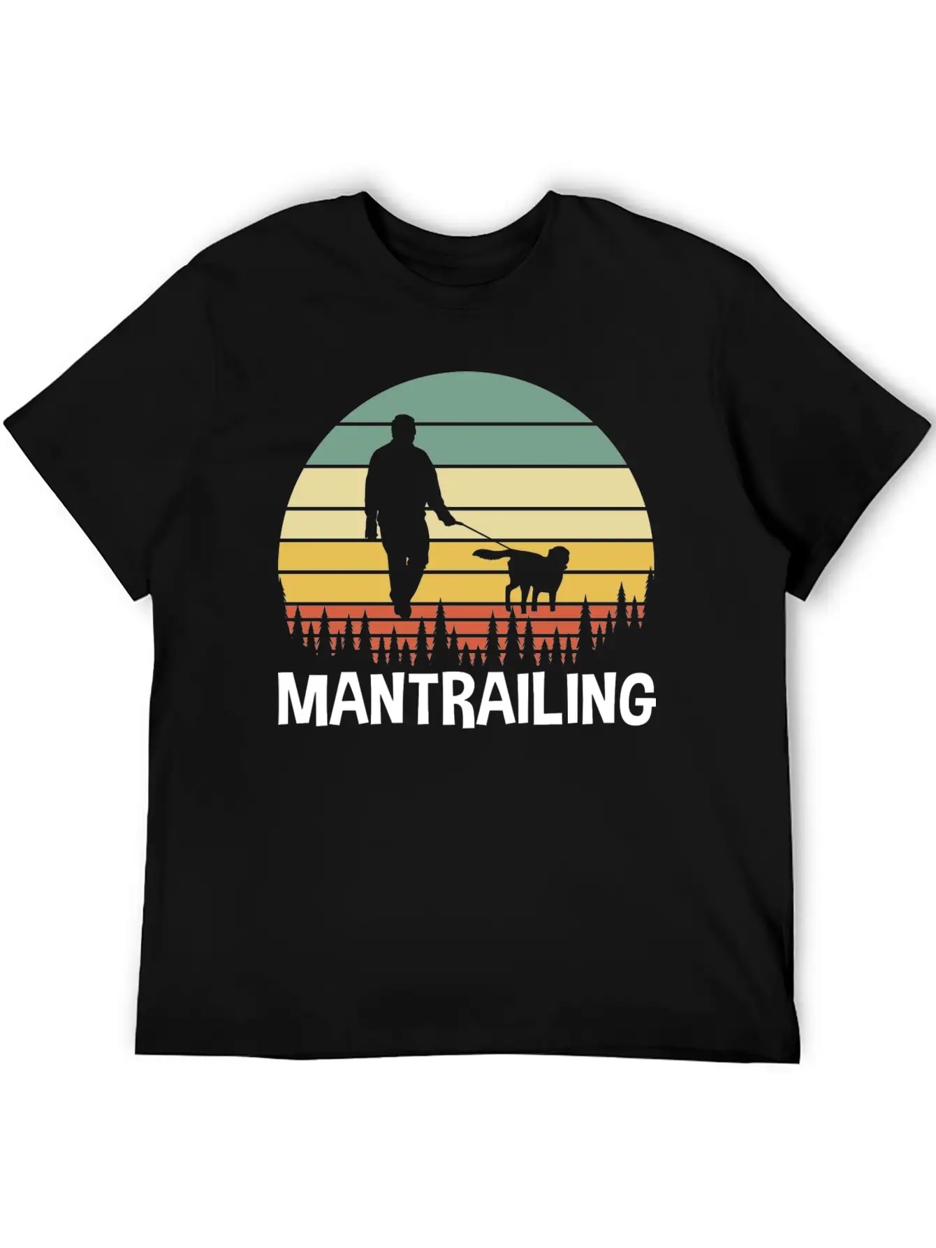 Forest Mantrailer Mantrailing Timeless Short Sleeve Tee – Comfy And Minimalist Design