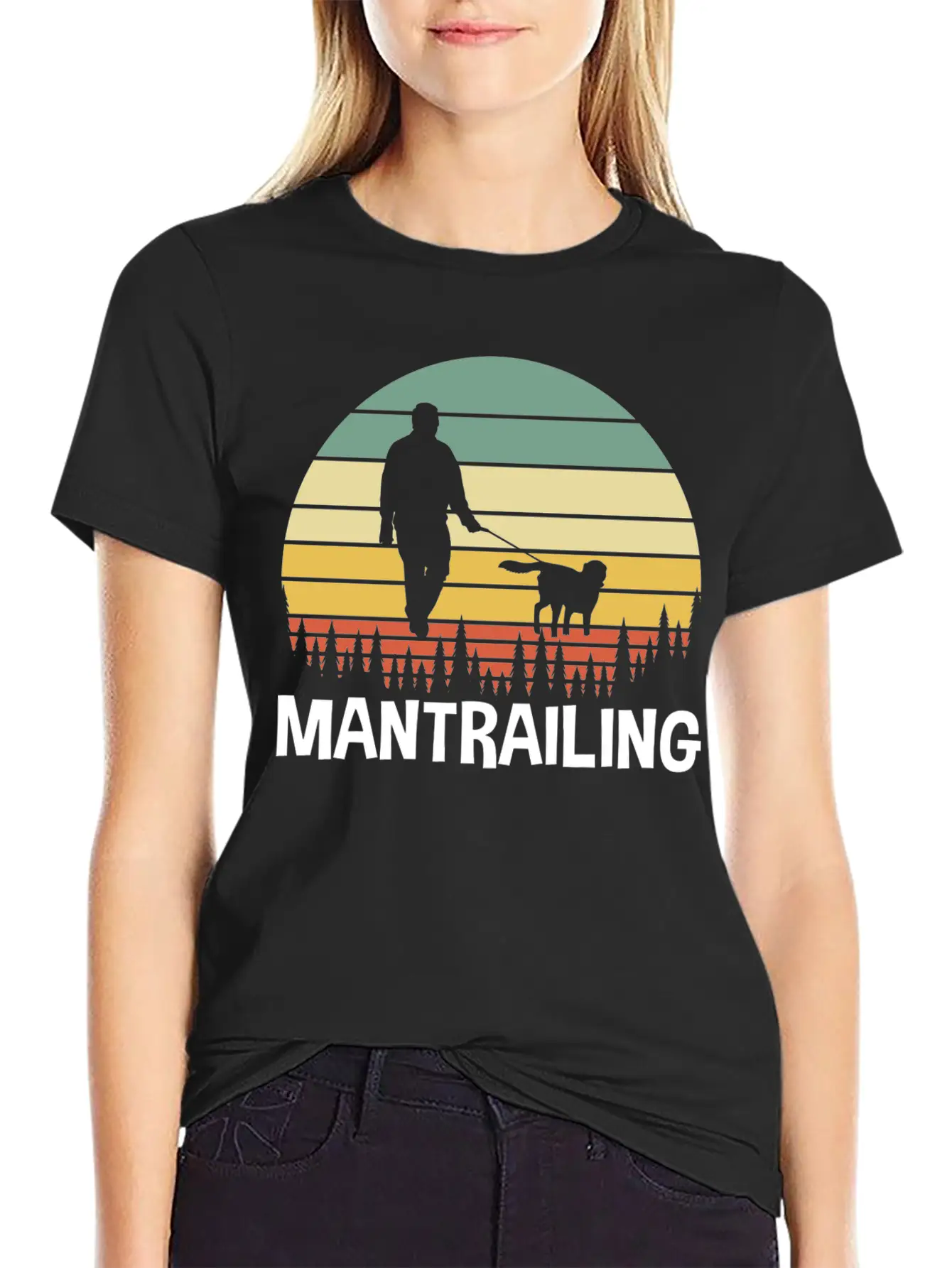 Forest Mantrailer Mantrailing Timeless Short Sleeve Tee – Comfy And Minimalist Design