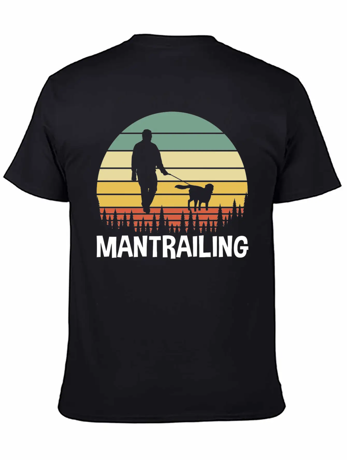 Forest Mantrailer Mantrailing Timeless Short Sleeve Tee – Comfy And Minimalist Design