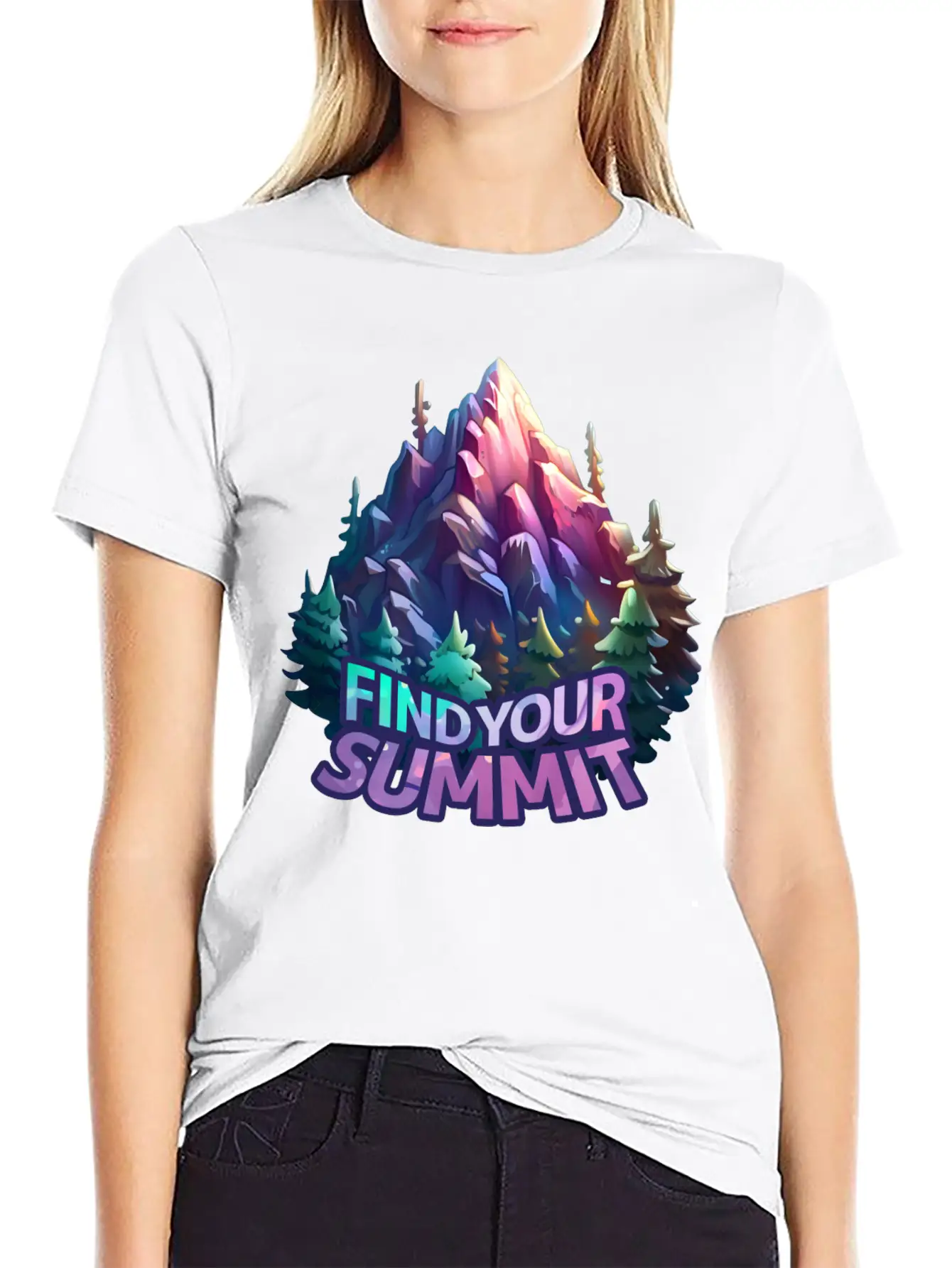 Forest Mountain 03 Stylish Everyday T-Shirt – Unisex Basic Cotton Tee