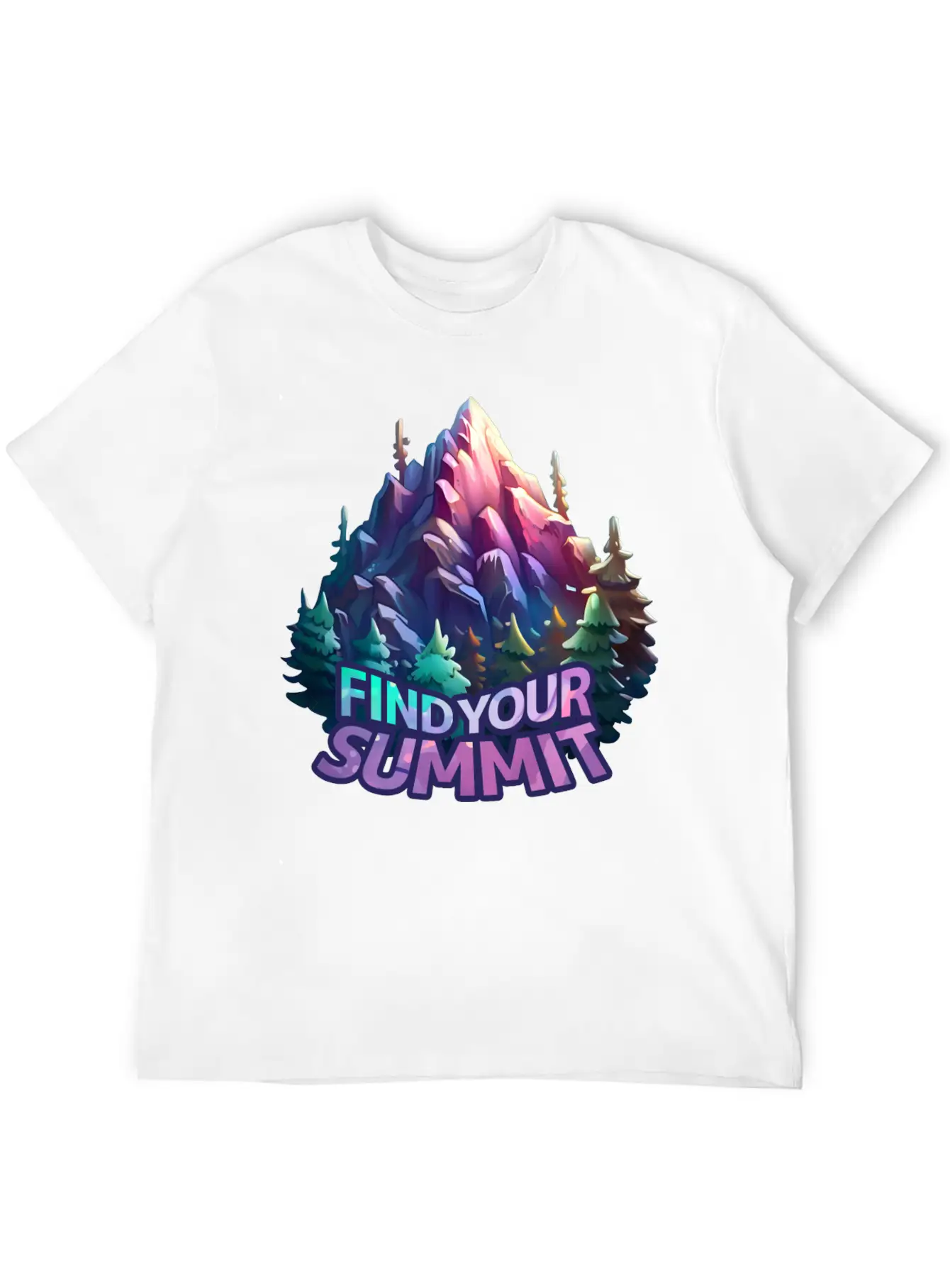 Forest Mountain 03 Stylish Everyday T-Shirt – Unisex Basic Cotton Tee