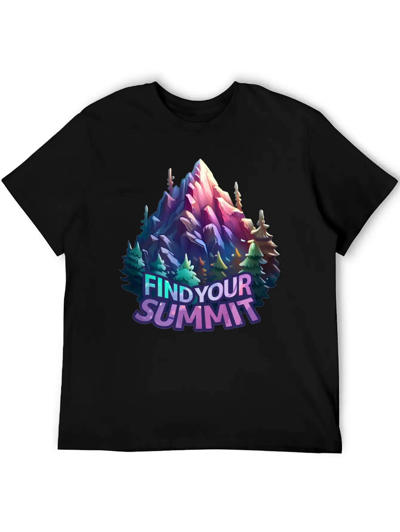 Forest Mountain 03 Stylish Everyday T-Shirt – Unisex Basic Cotton Tee
