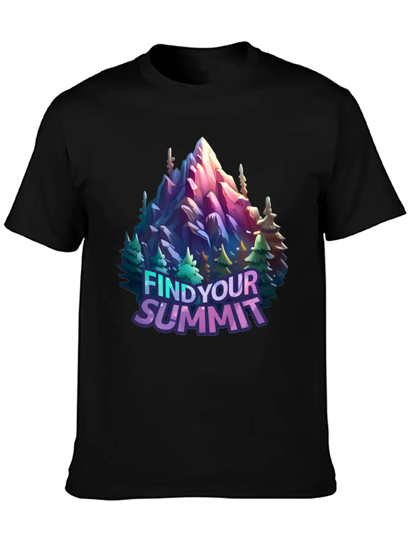 Forest Mountain 03 Stylish Everyday T-Shirt – Unisex Basic Cotton Tee