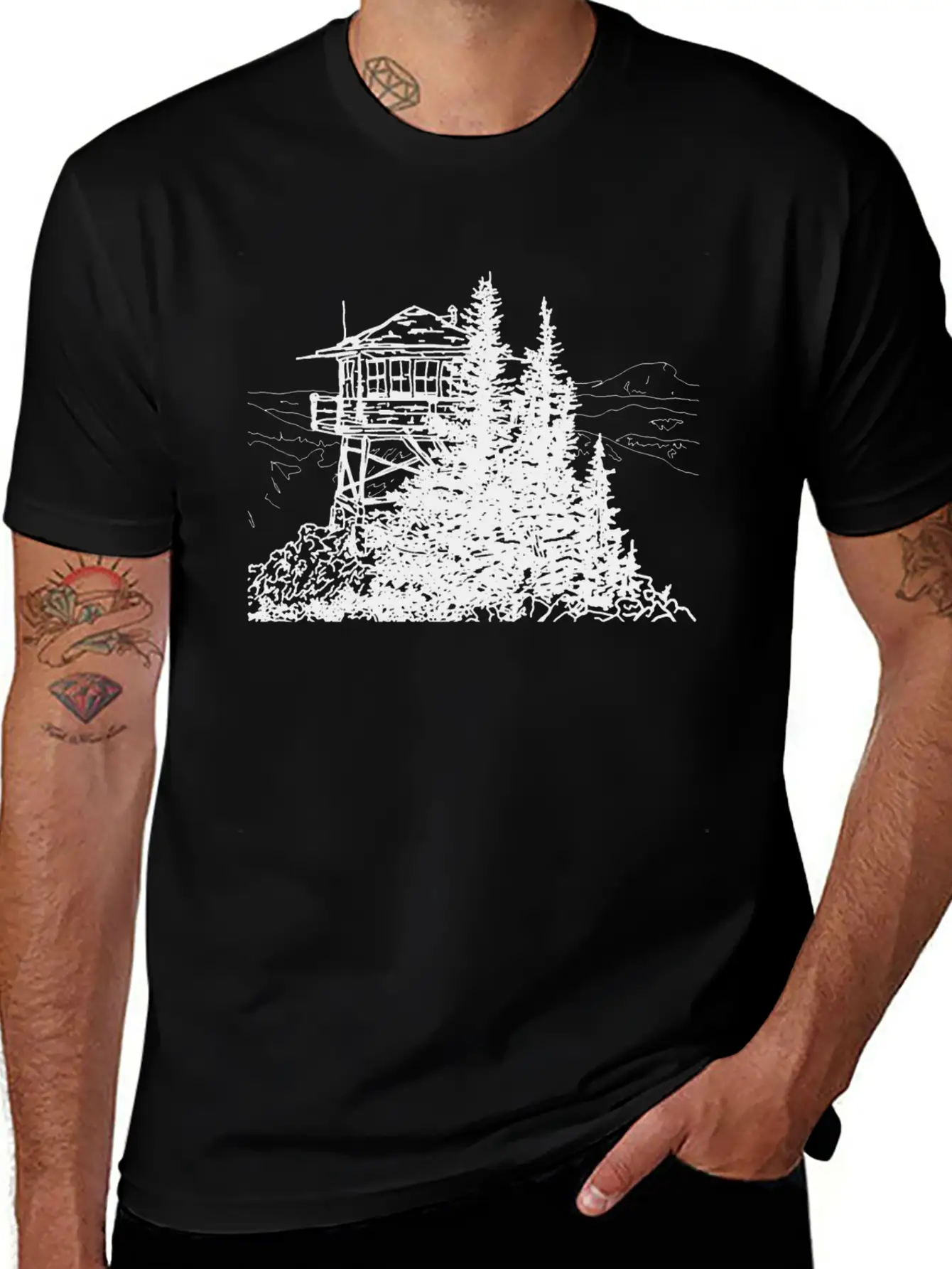 Forest Stylish Everyday T-Shirt – Unisex Basic Cotton Tee