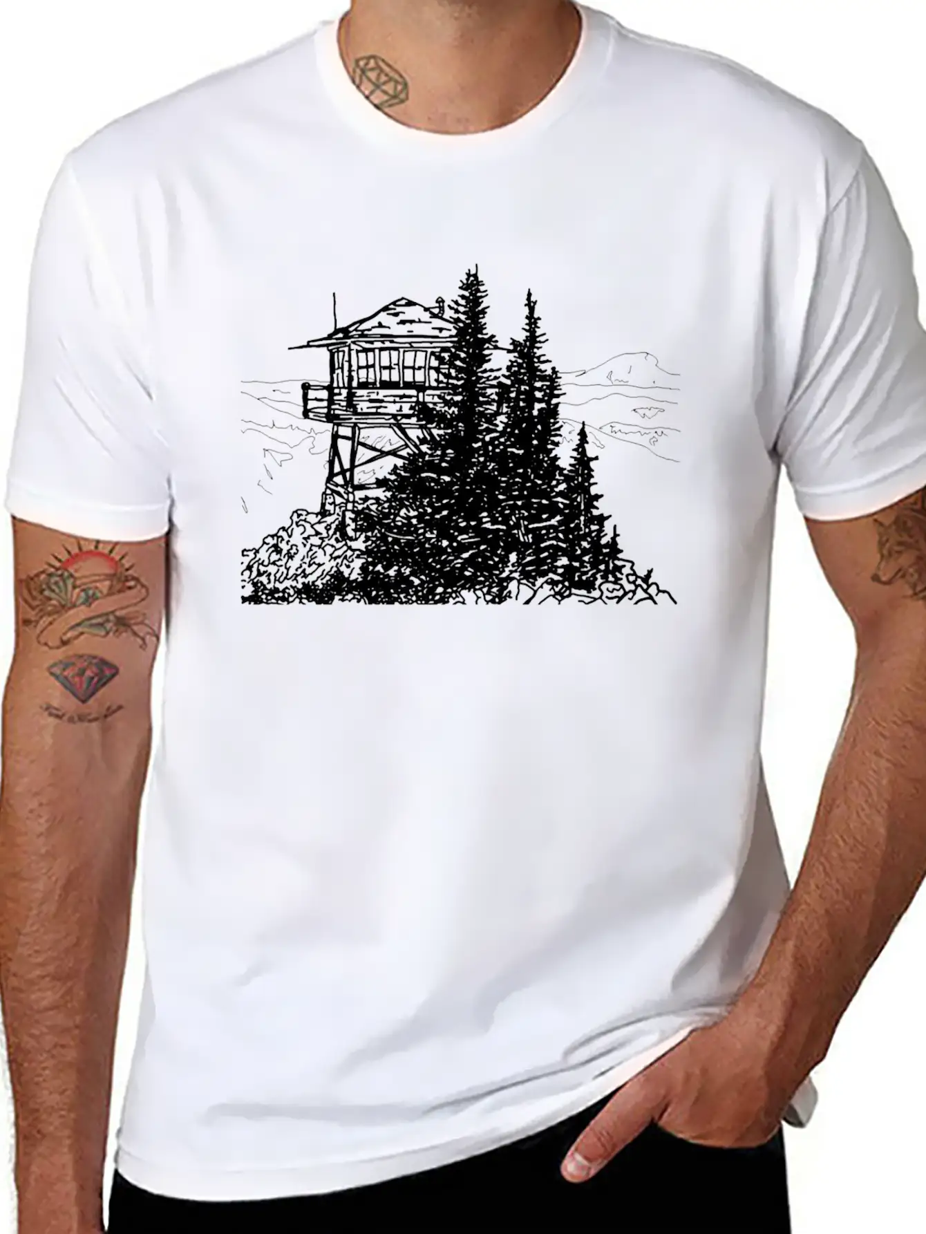 Forest Stylish Everyday T-Shirt – Unisex Basic Cotton Tee