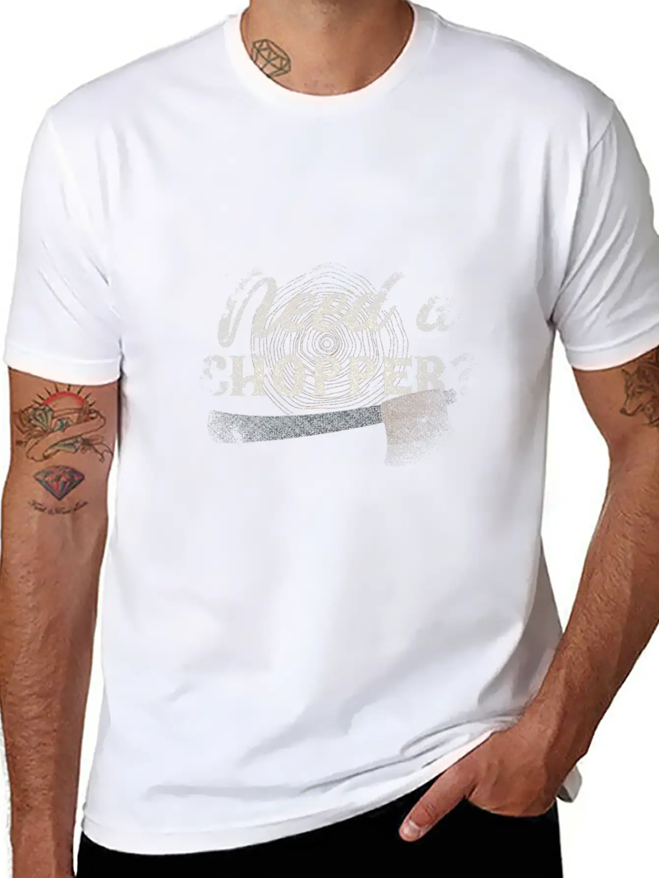 Forest Worker Forester Forest Ranger Woodchopper Stylish Everyday T-Shirt – Unisex Basic Cotton Tee