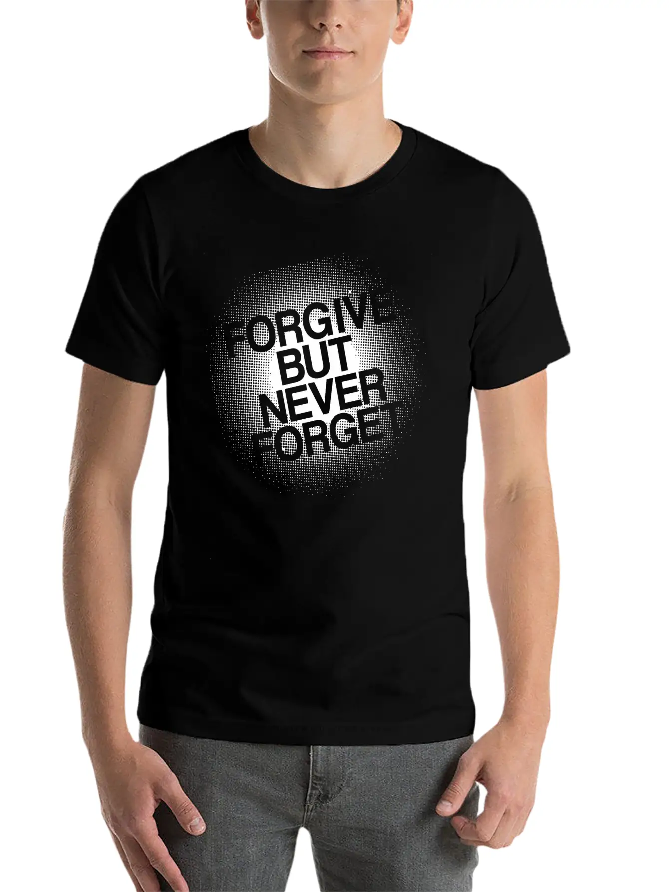 Forgive Unisex Casual T-Shirt – Clean Design For Daily Comfort