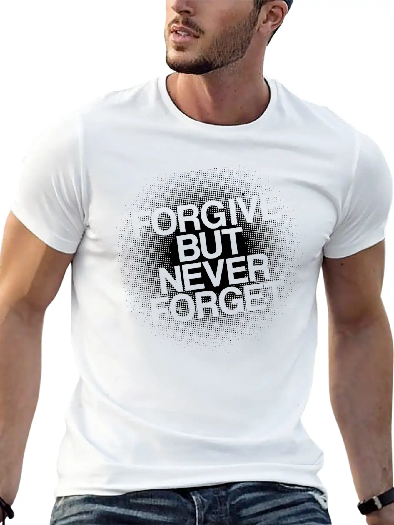 Forgive Unisex Casual T-Shirt – Clean Design For Daily Comfort