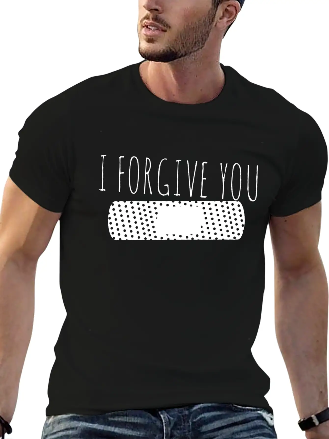 Forgiveness Comfortable Minimalist Graphic Tee – Summer Style Essential