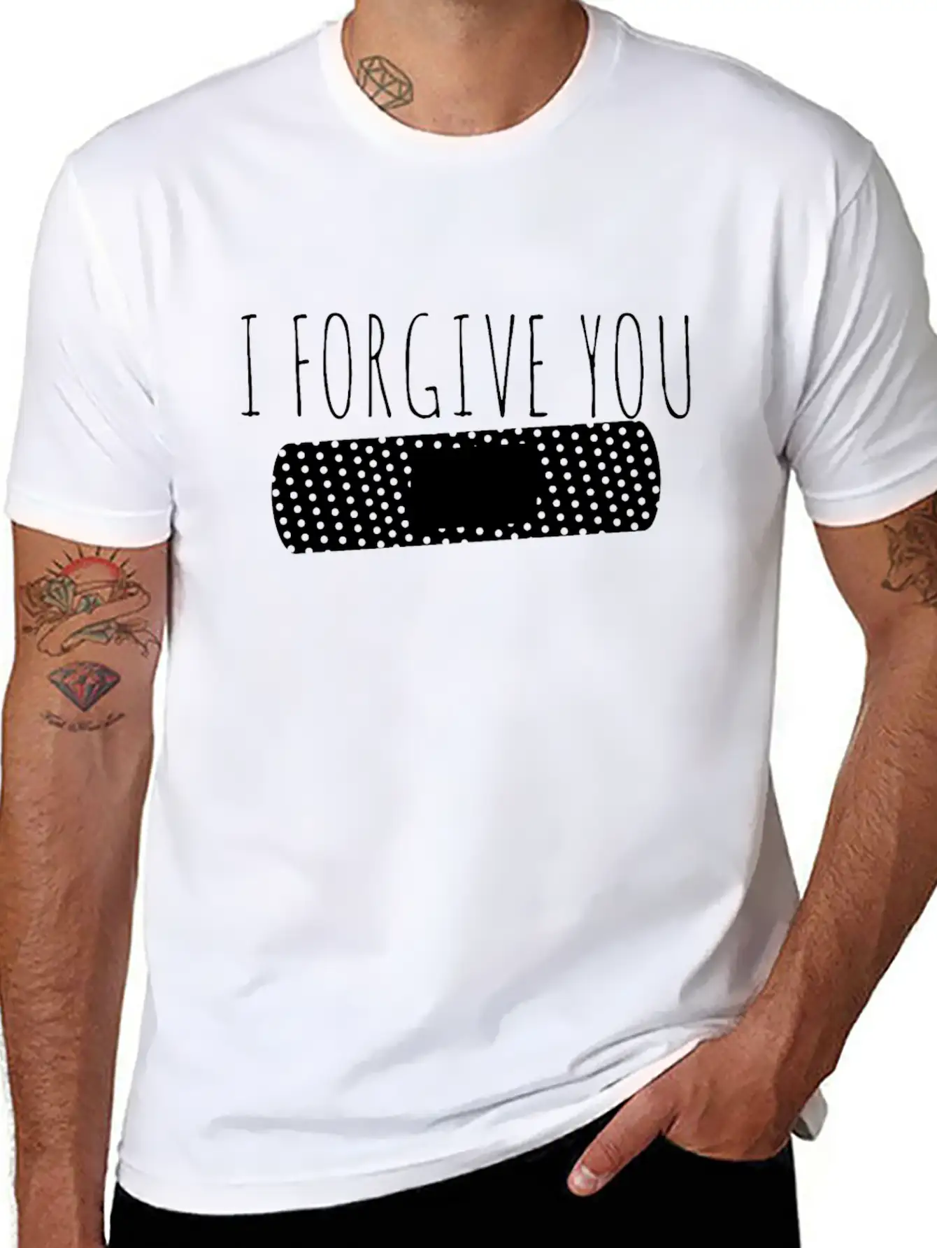Forgiveness Comfortable Minimalist Graphic Tee – Summer Style Essential