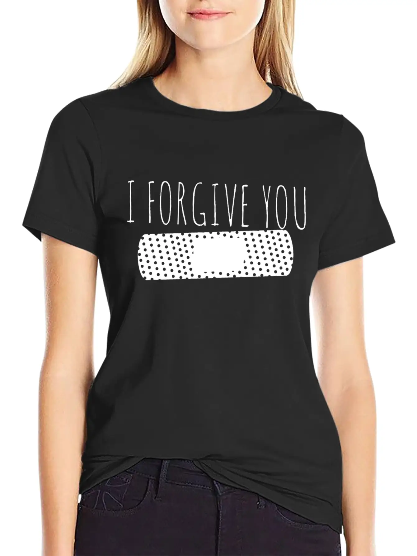 Forgiveness Comfortable Minimalist Graphic Tee – Summer Style Essential