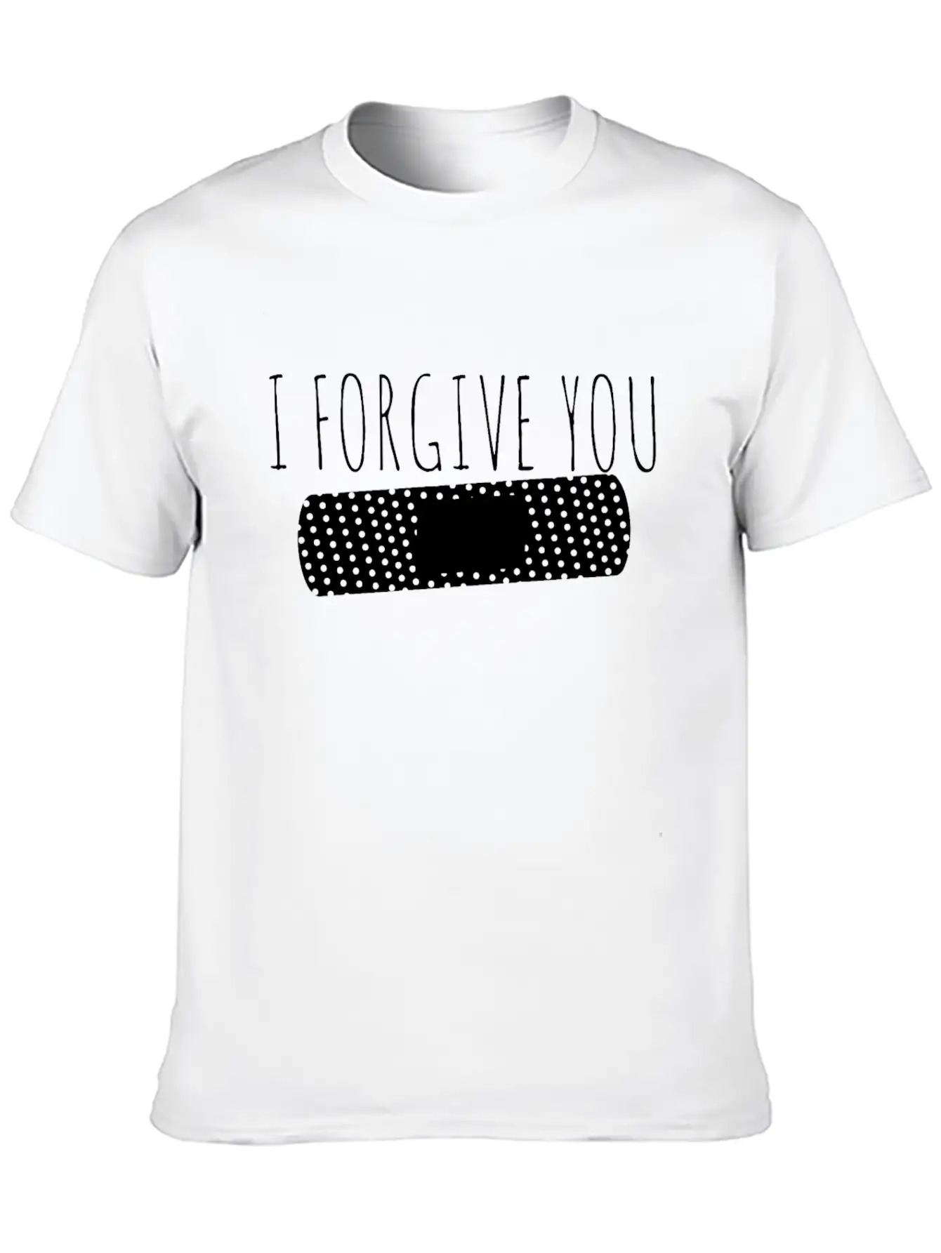 Forgiveness Comfortable Minimalist Graphic Tee – Summer Style Essential
