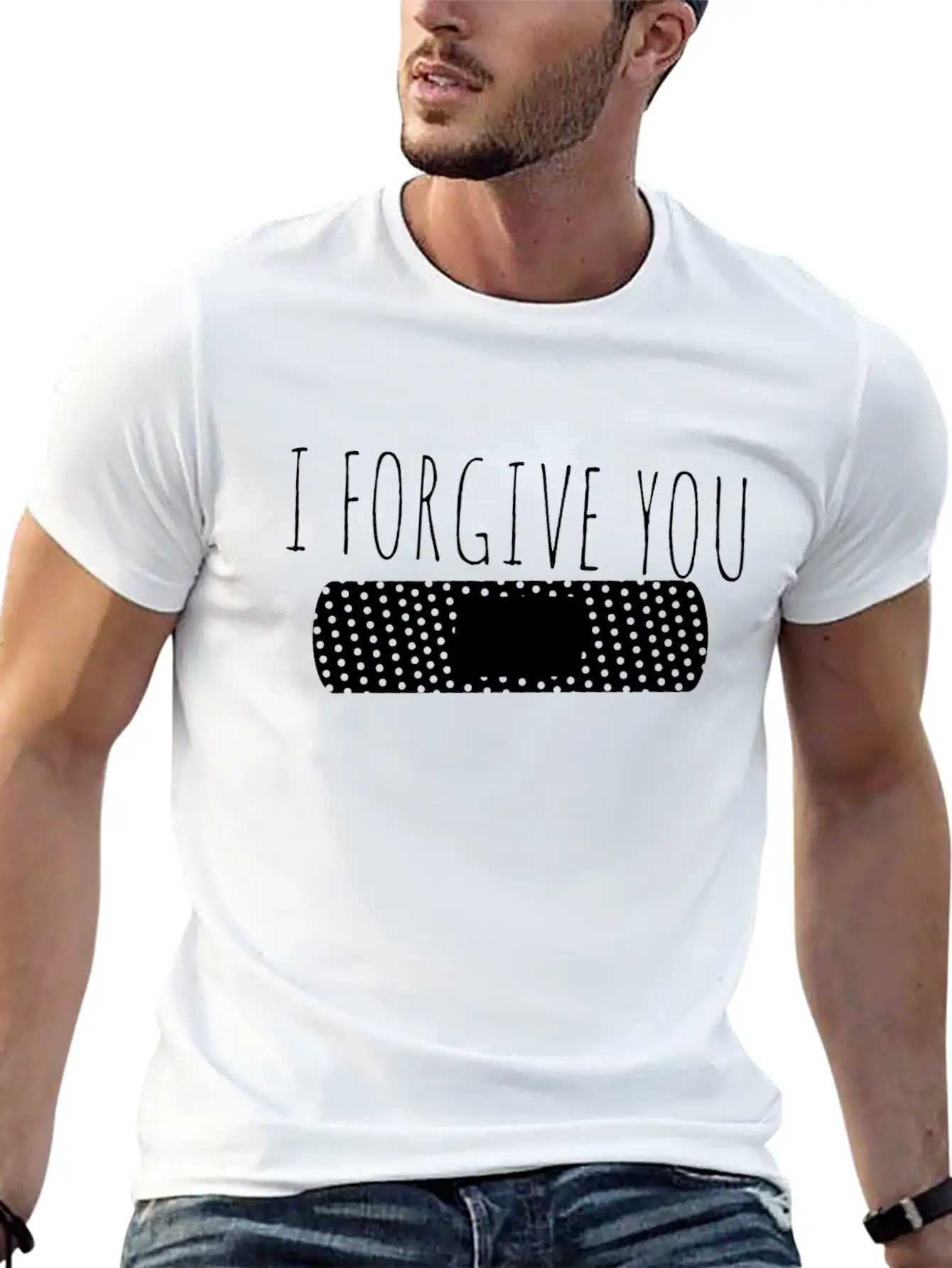 Forgiveness Comfortable Minimalist Graphic Tee – Summer Style Essential