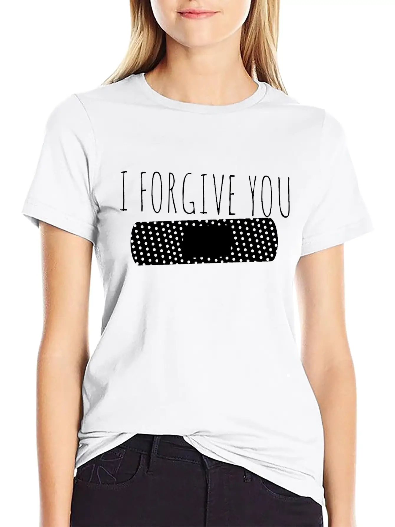 Forgiveness Comfortable Minimalist Graphic Tee – Summer Style Essential