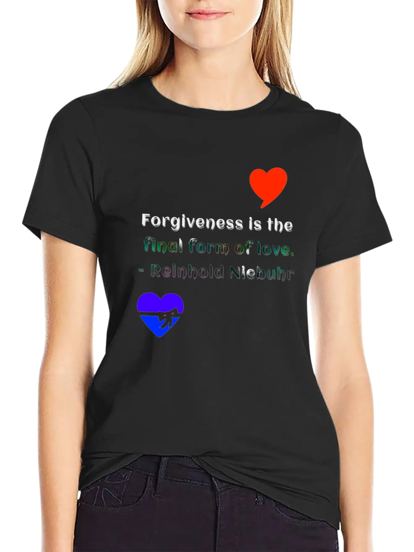 Forgiveness Love Unisex Short Sleeve Soft Cotton T-Shirt – Casual Everyday Wear