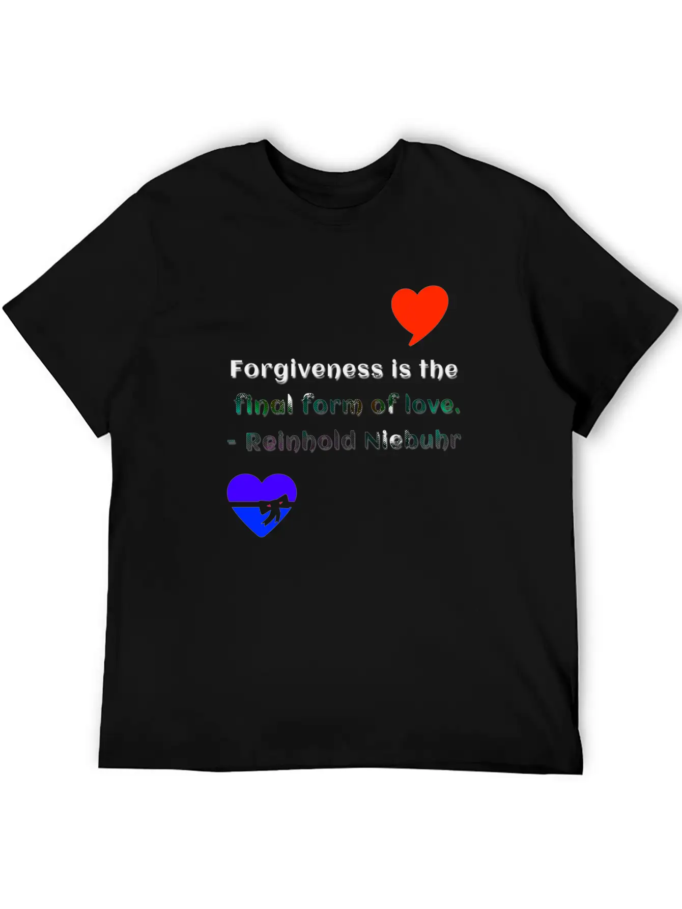 Forgiveness Love Unisex Short Sleeve Soft Cotton T-Shirt – Casual Everyday Wear