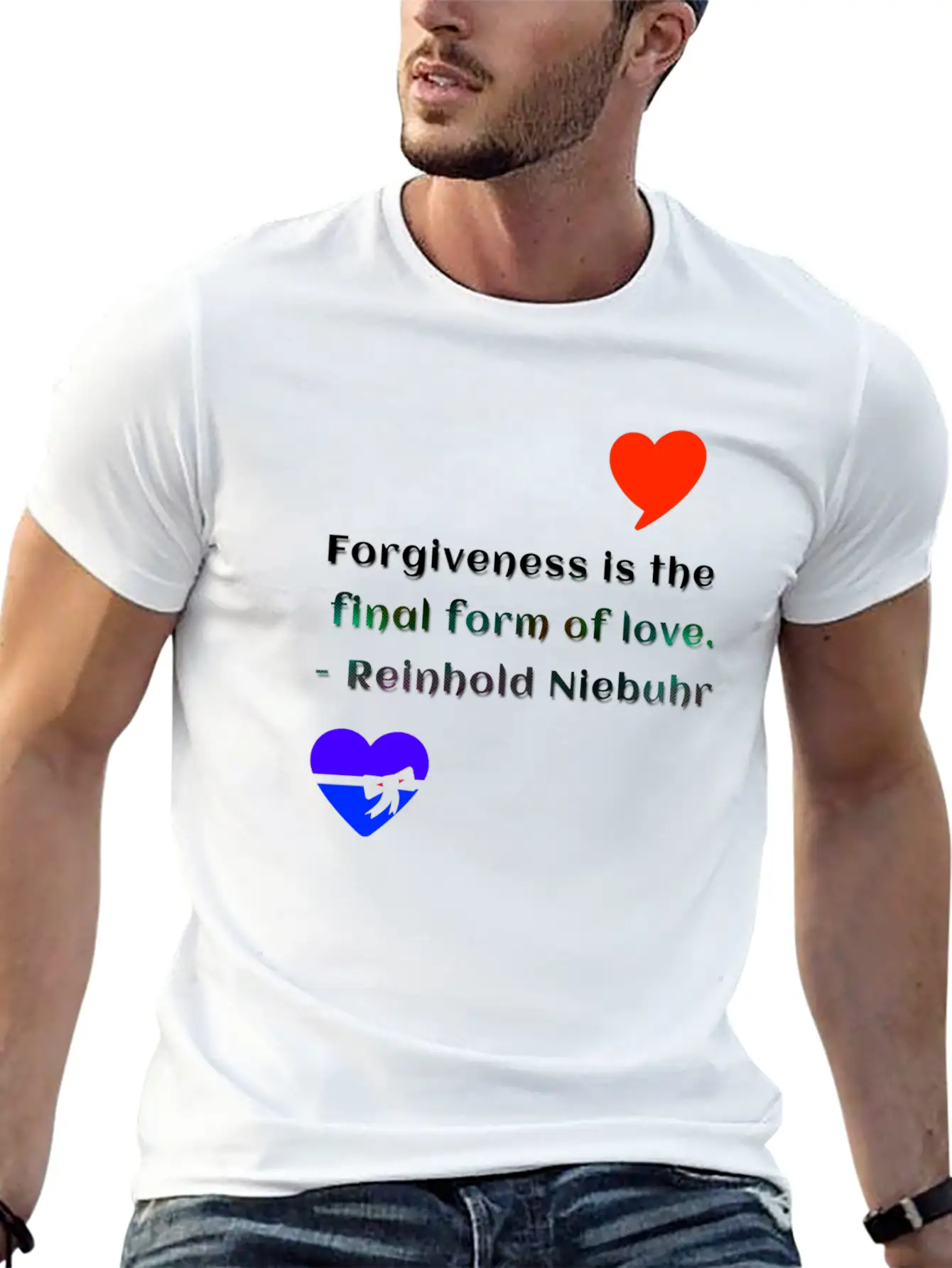 Forgiveness Love Unisex Short Sleeve Soft Cotton T-Shirt – Casual Everyday Wear