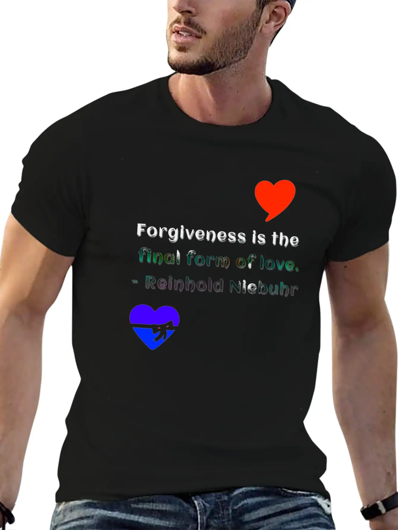 Forgiveness Love Unisex Short Sleeve Soft Cotton T-Shirt – Casual Everyday Wear