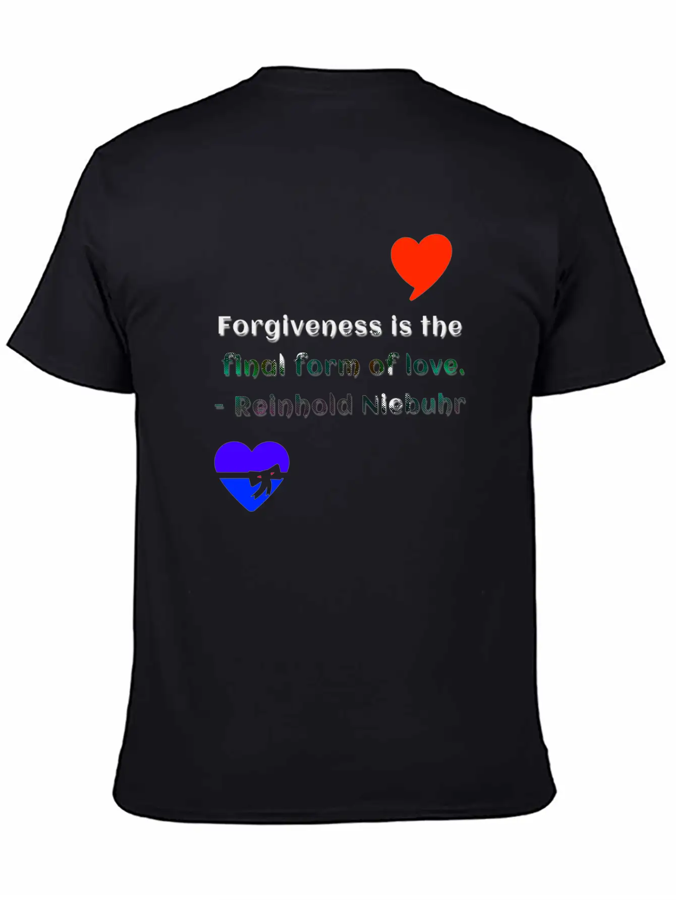 Forgiveness Love Unisex Short Sleeve Soft Cotton T-Shirt – Casual Everyday Wear