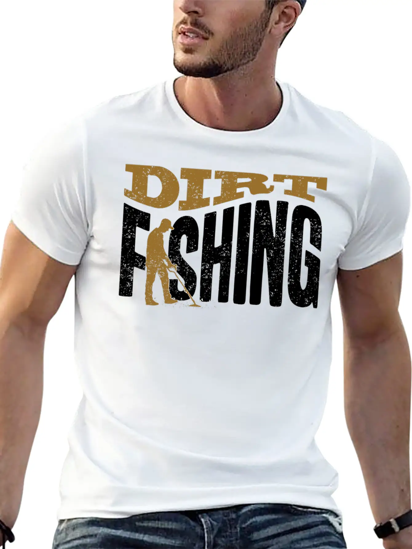 Found Beach, Metal Detector, Detectorist Unisex Short Sleeve Soft Cotton T-Shirt – Casual Everyday Wear