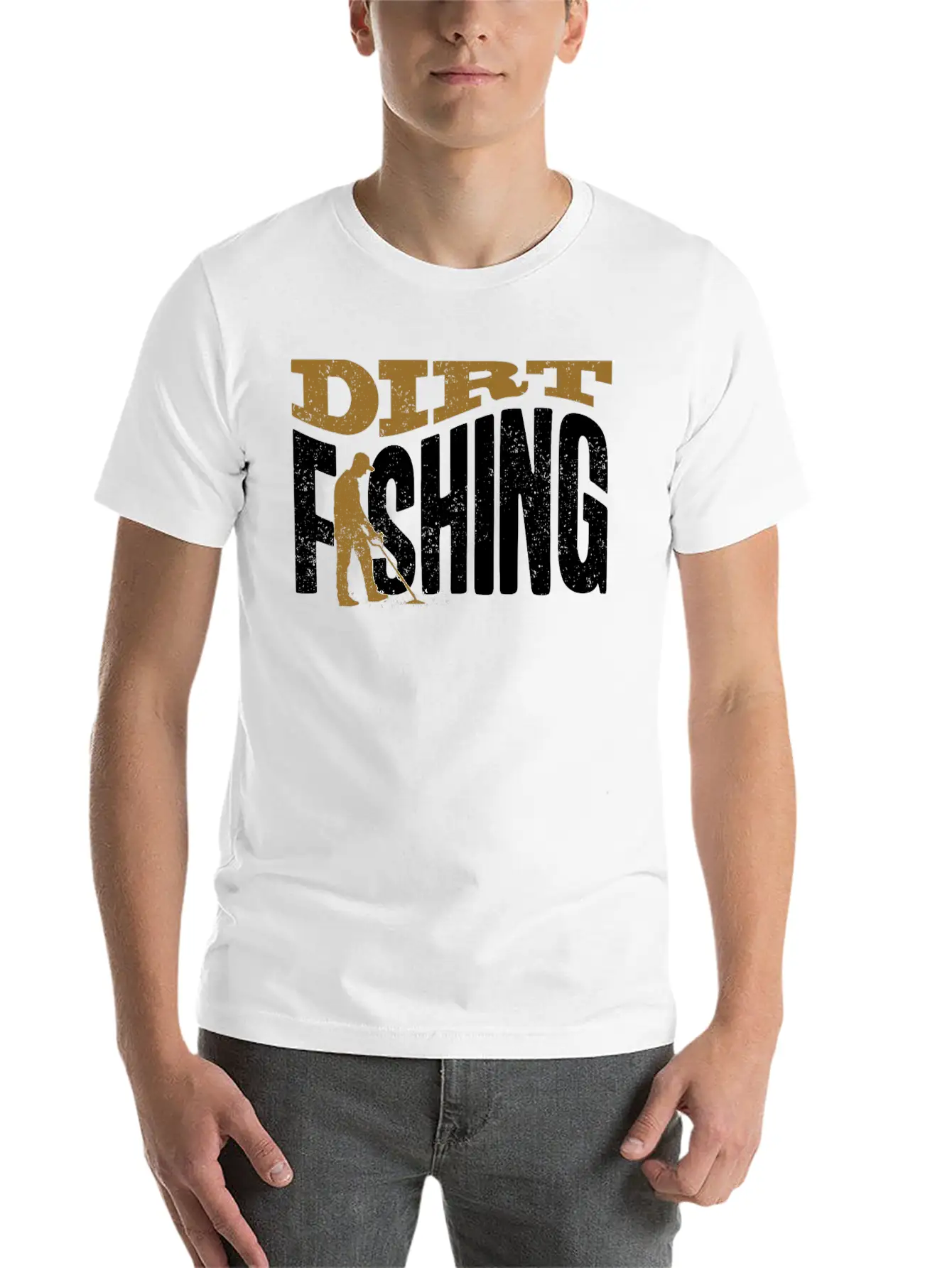 Found Beach, Metal Detector, Detectorist Unisex Short Sleeve Soft Cotton T-Shirt – Casual Everyday Wear