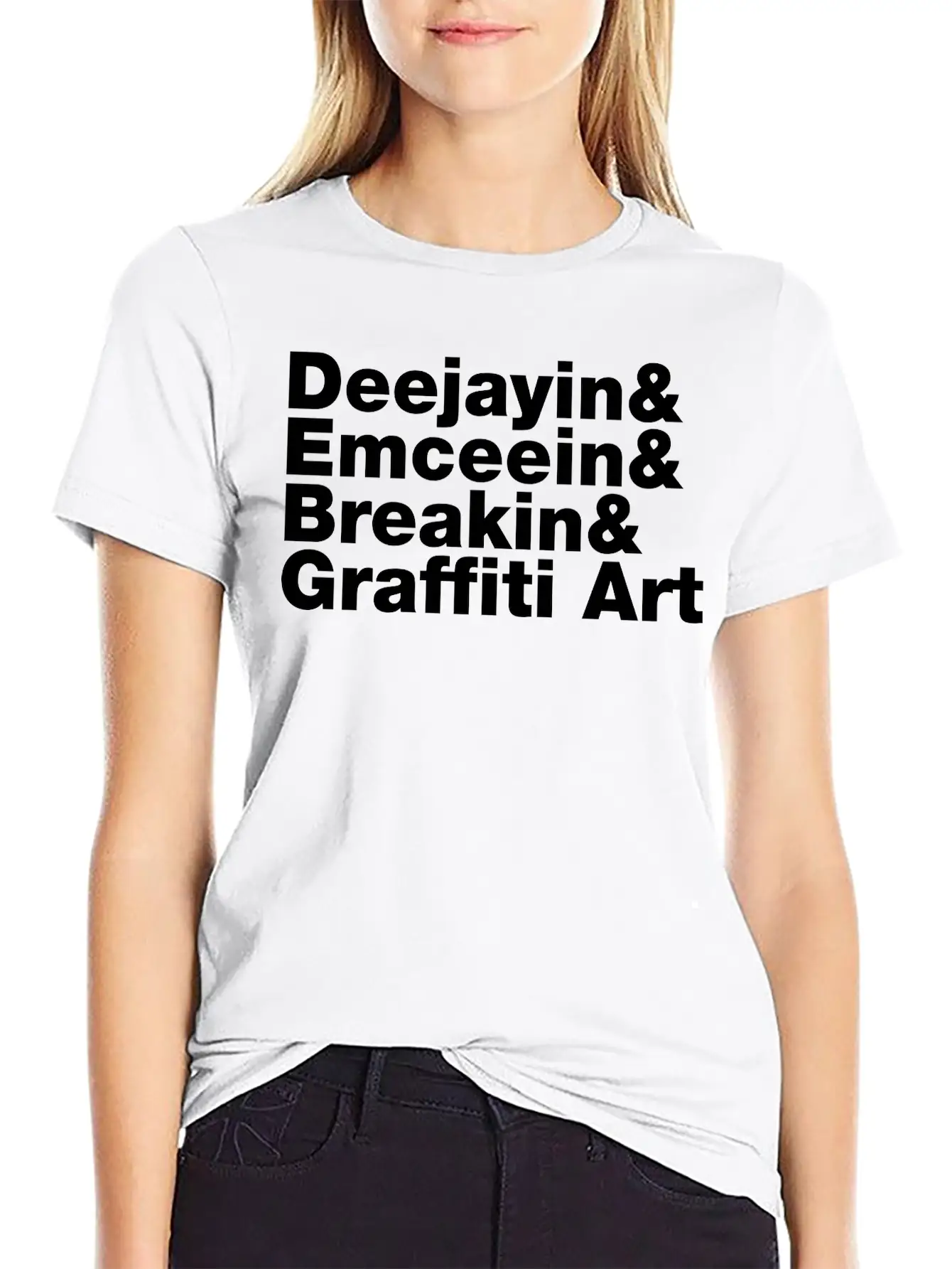 Four Elements Of Hip Hop Unisex Short Sleeve Soft Cotton T-Shirt – Casual Everyday Wear