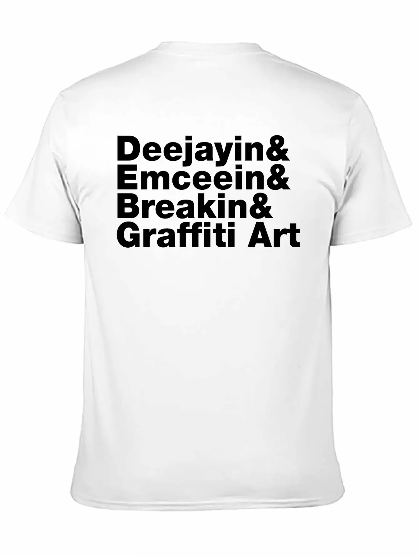 Four Elements Of Hip Hop Unisex Short Sleeve Soft Cotton T-Shirt – Casual Everyday Wear