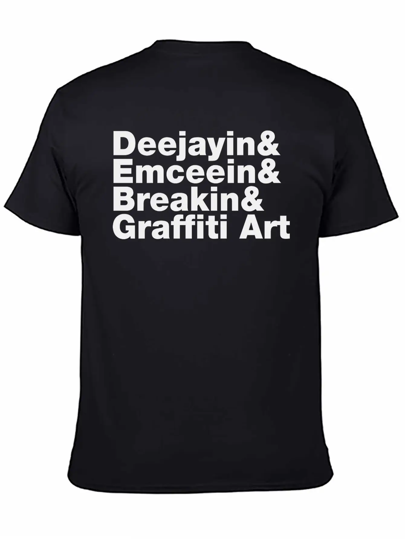 Four Elements Of Hip Hop Unisex Short Sleeve Soft Cotton T-Shirt – Casual Everyday Wear