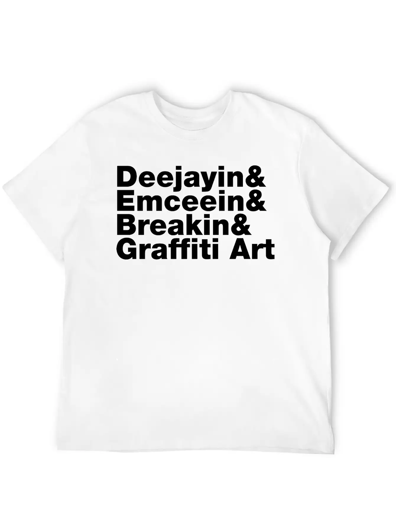 Four Elements Of Hip Hop Unisex Short Sleeve Soft Cotton T-Shirt – Casual Everyday Wear