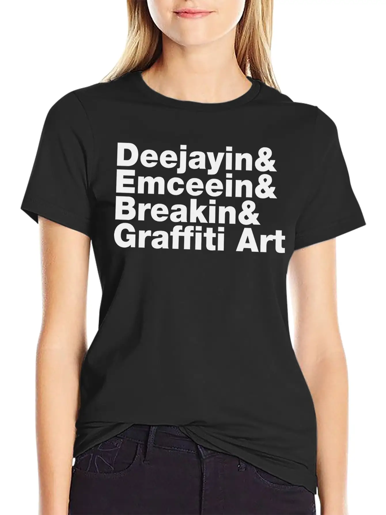 Four Elements Of Hip Hop Unisex Short Sleeve Soft Cotton T-Shirt – Casual Everyday Wear