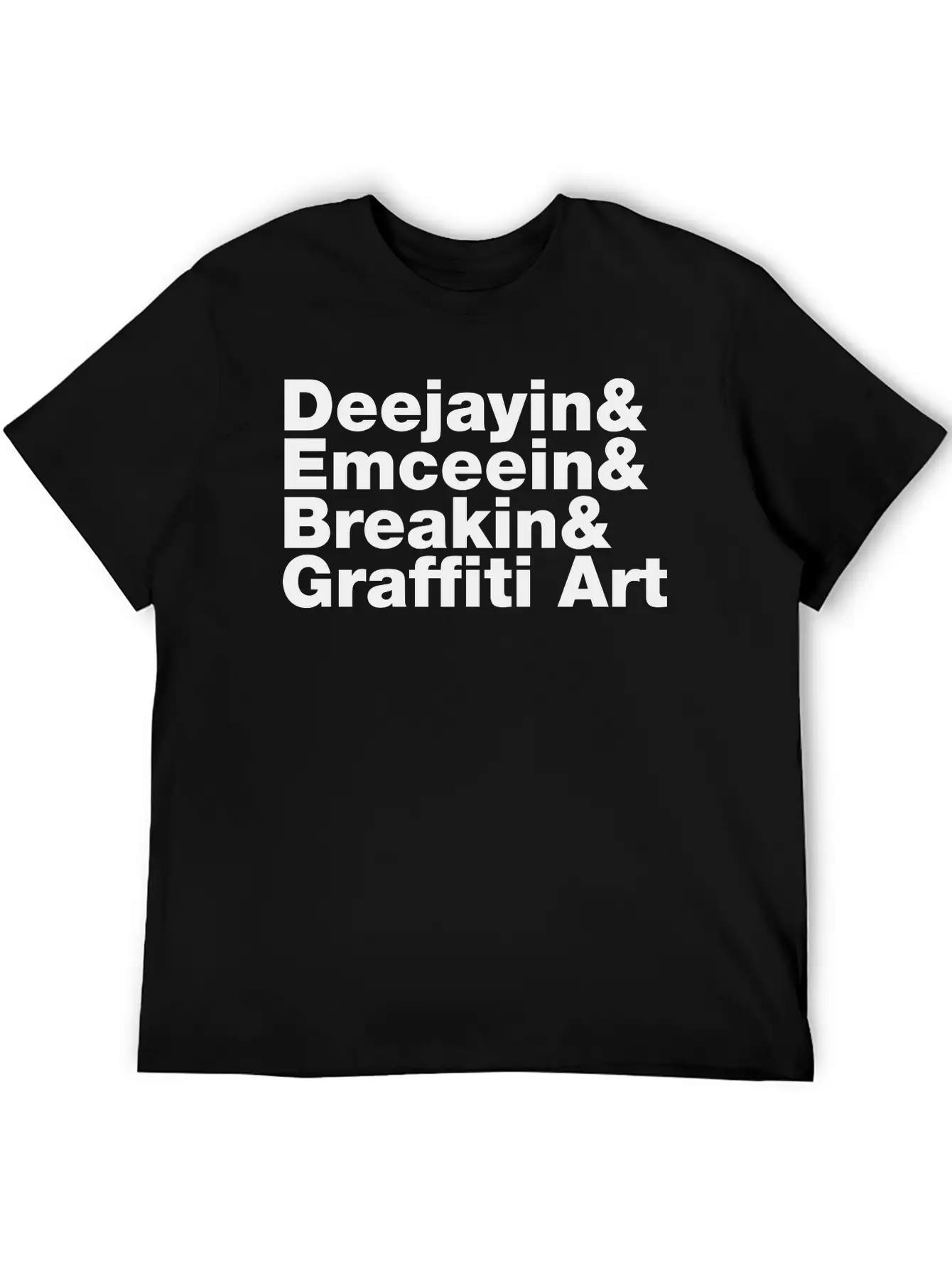 Four Elements Of Hip Hop Unisex Short Sleeve Soft Cotton T-Shirt – Casual Everyday Wear