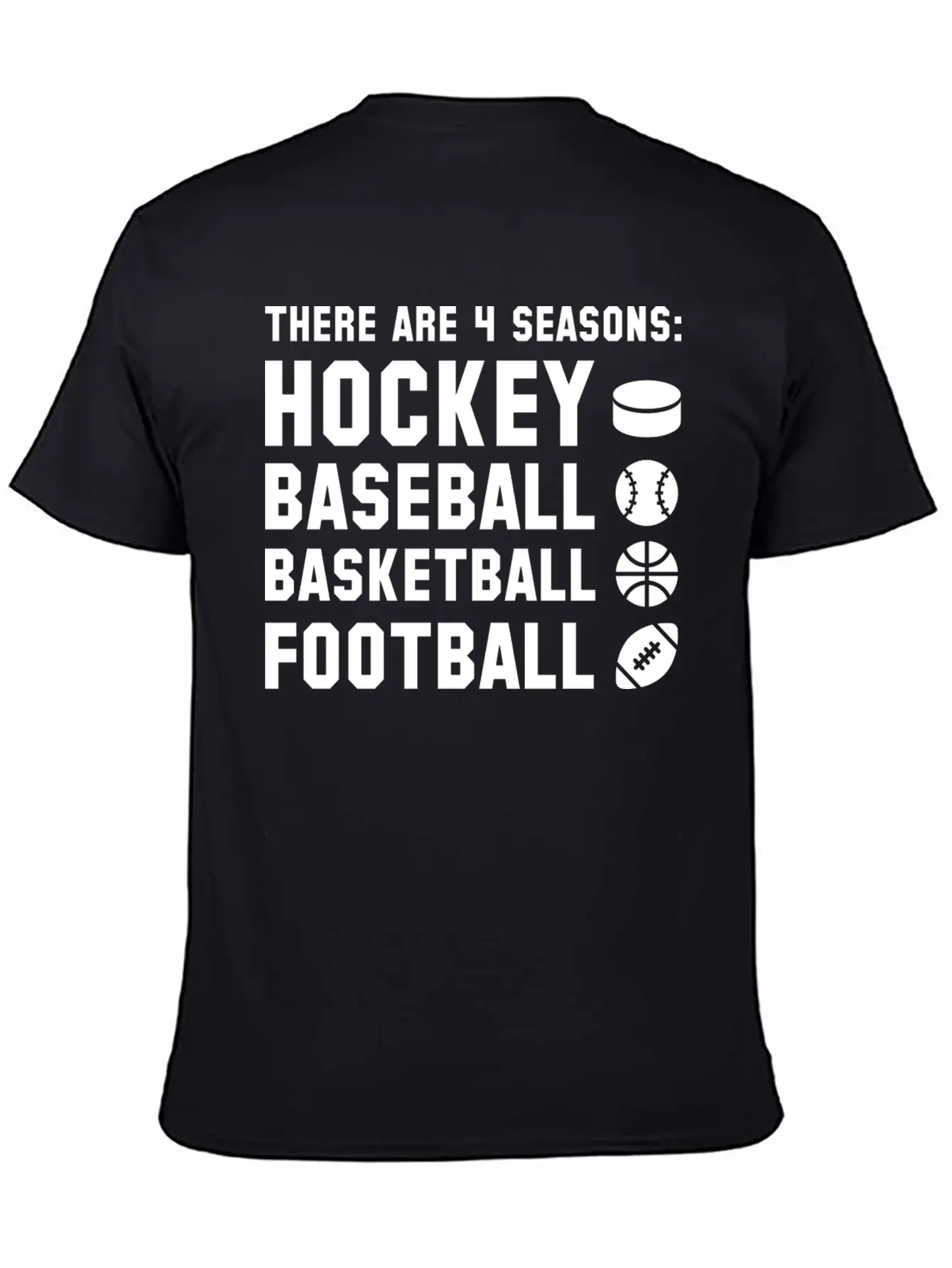 Four Seasons Sports Unisex Short Sleeve Soft Cotton T-Shirt – Casual Everyday Wear