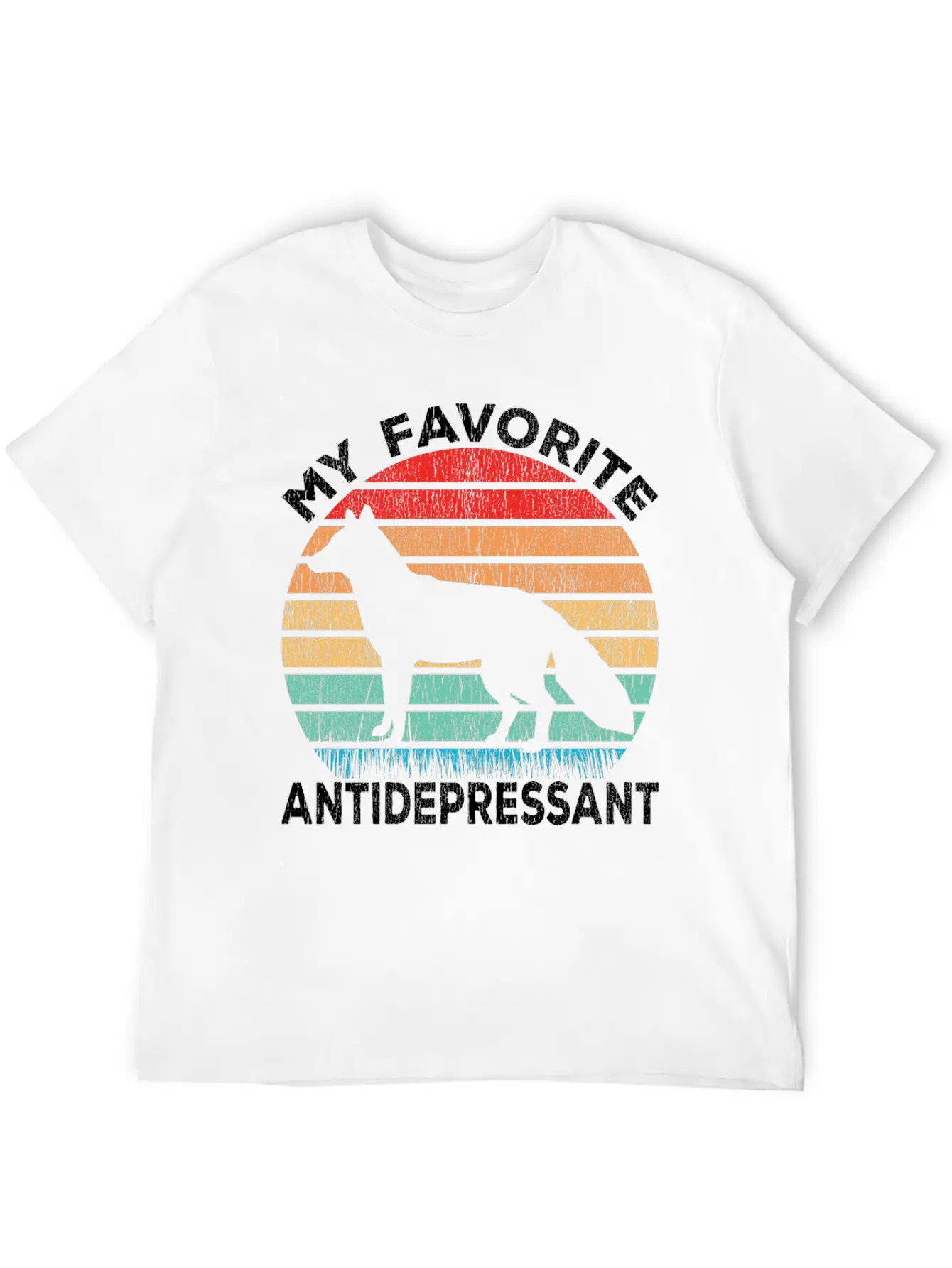Fox Antidepressant - Fox Lover Funny Comfortable Minimalist Graphic Tee – Summer Style Essential