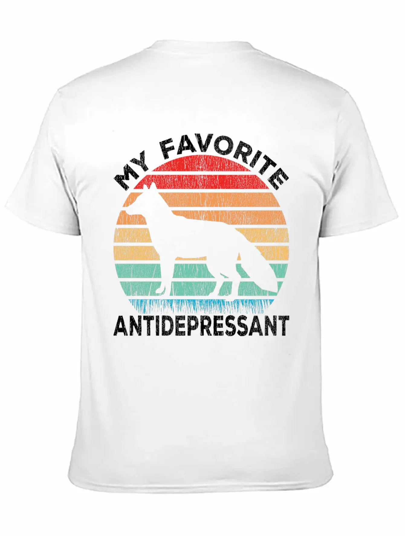 Fox Antidepressant - Fox Lover Funny Comfortable Minimalist Graphic Tee – Summer Style Essential