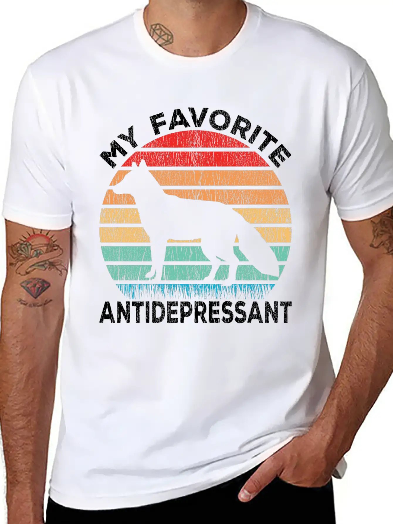 Fox Antidepressant - Fox Lover Funny Comfortable Minimalist Graphic Tee – Summer Style Essential