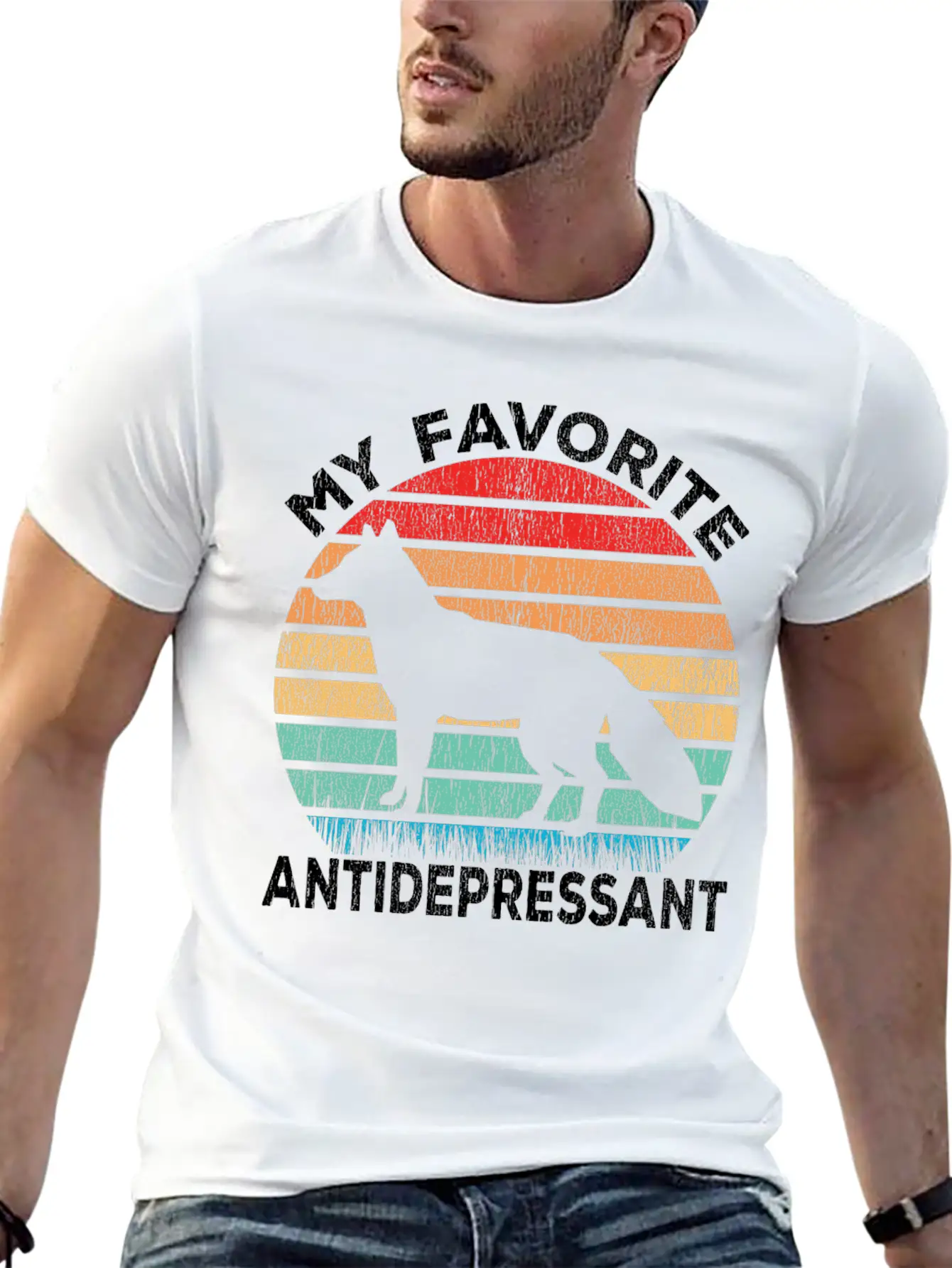 Fox Antidepressant - Fox Lover Funny Comfortable Minimalist Graphic Tee – Summer Style Essential