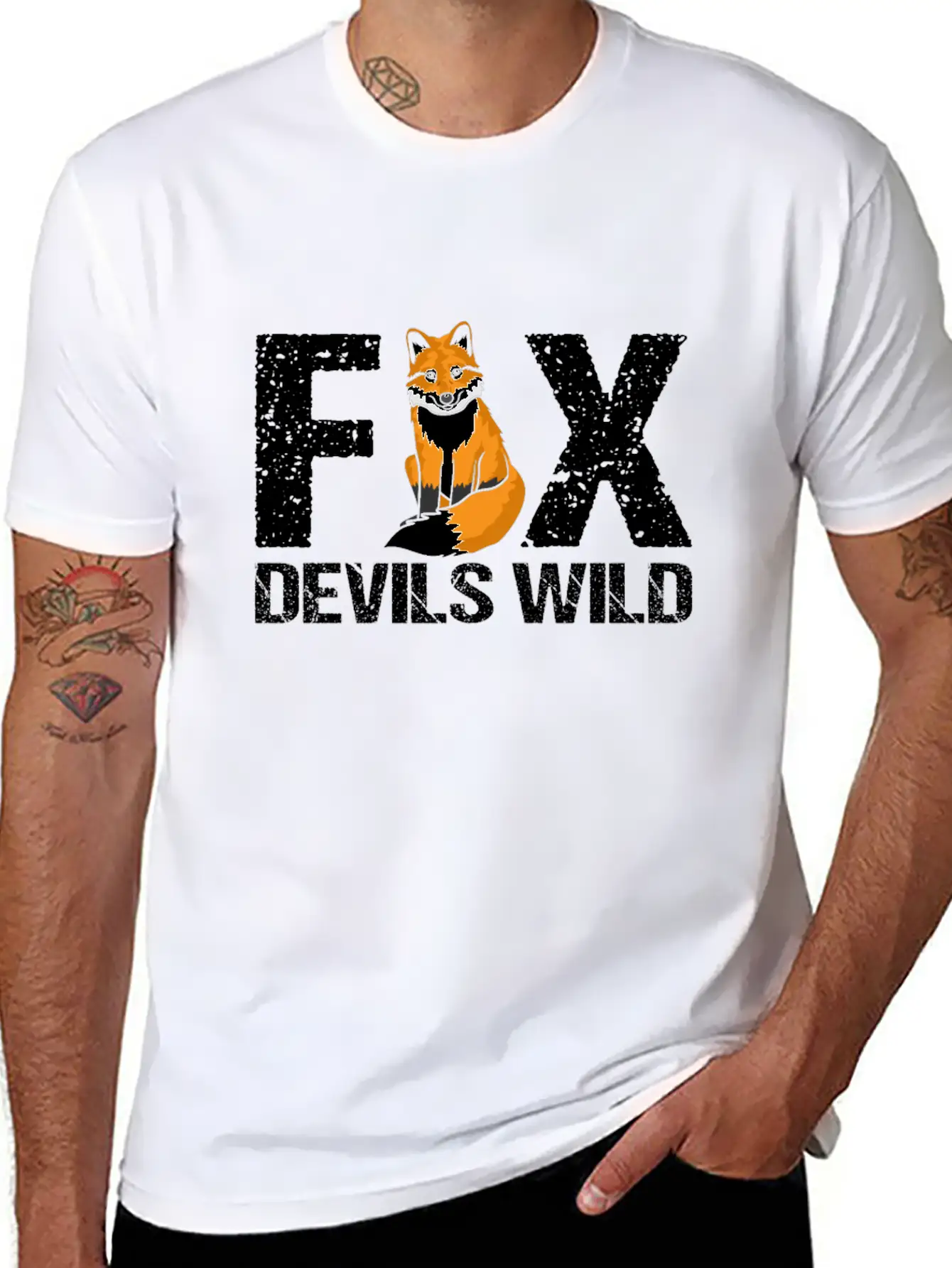 Fox Foxes Funny Animal Gift Gift Idea Timeless Short Sleeve Tee – Comfy And Minimalist Design