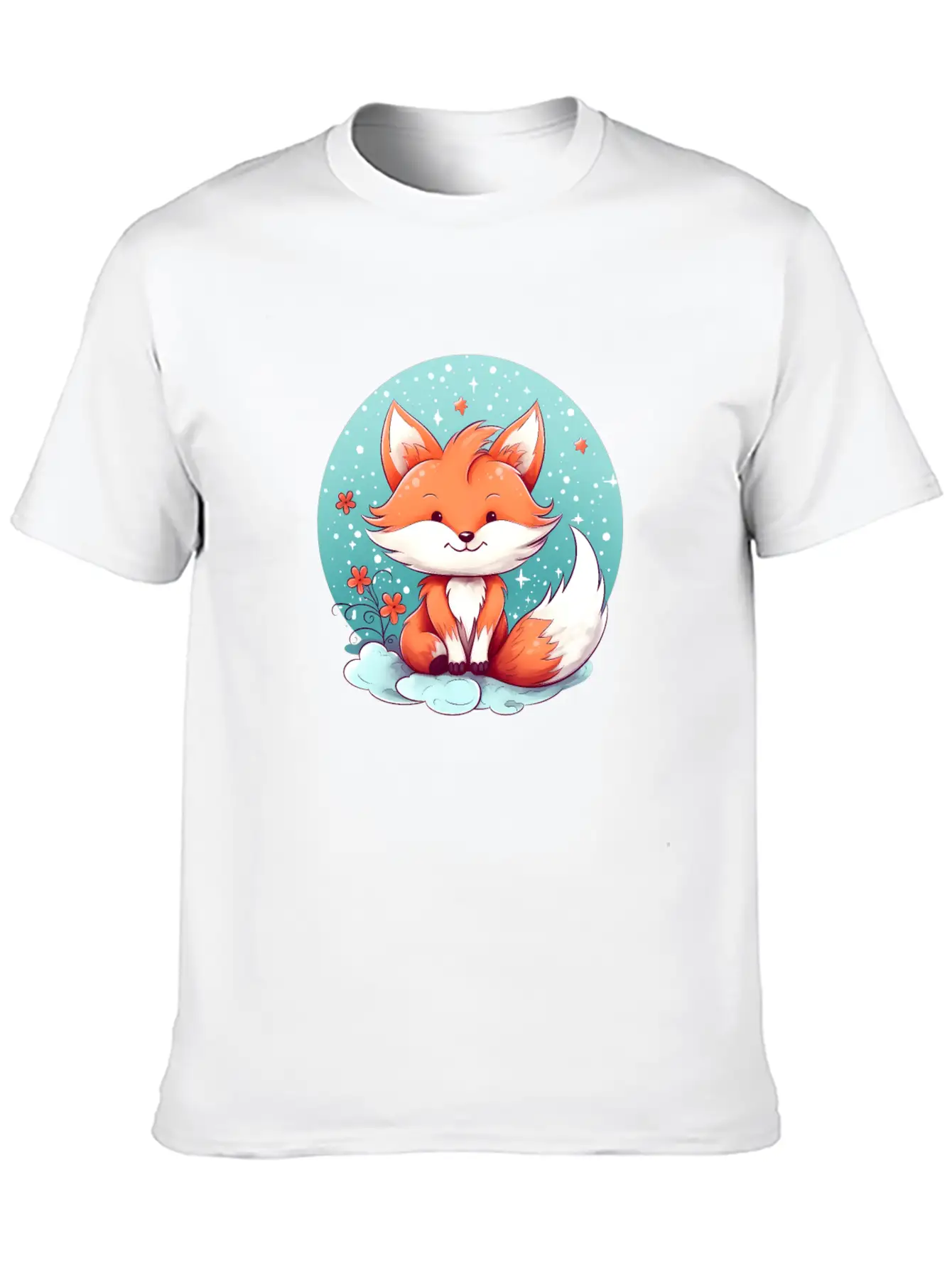 Fox In The Forest Stylish Everyday T-Shirt – Unisex Basic Cotton Tee