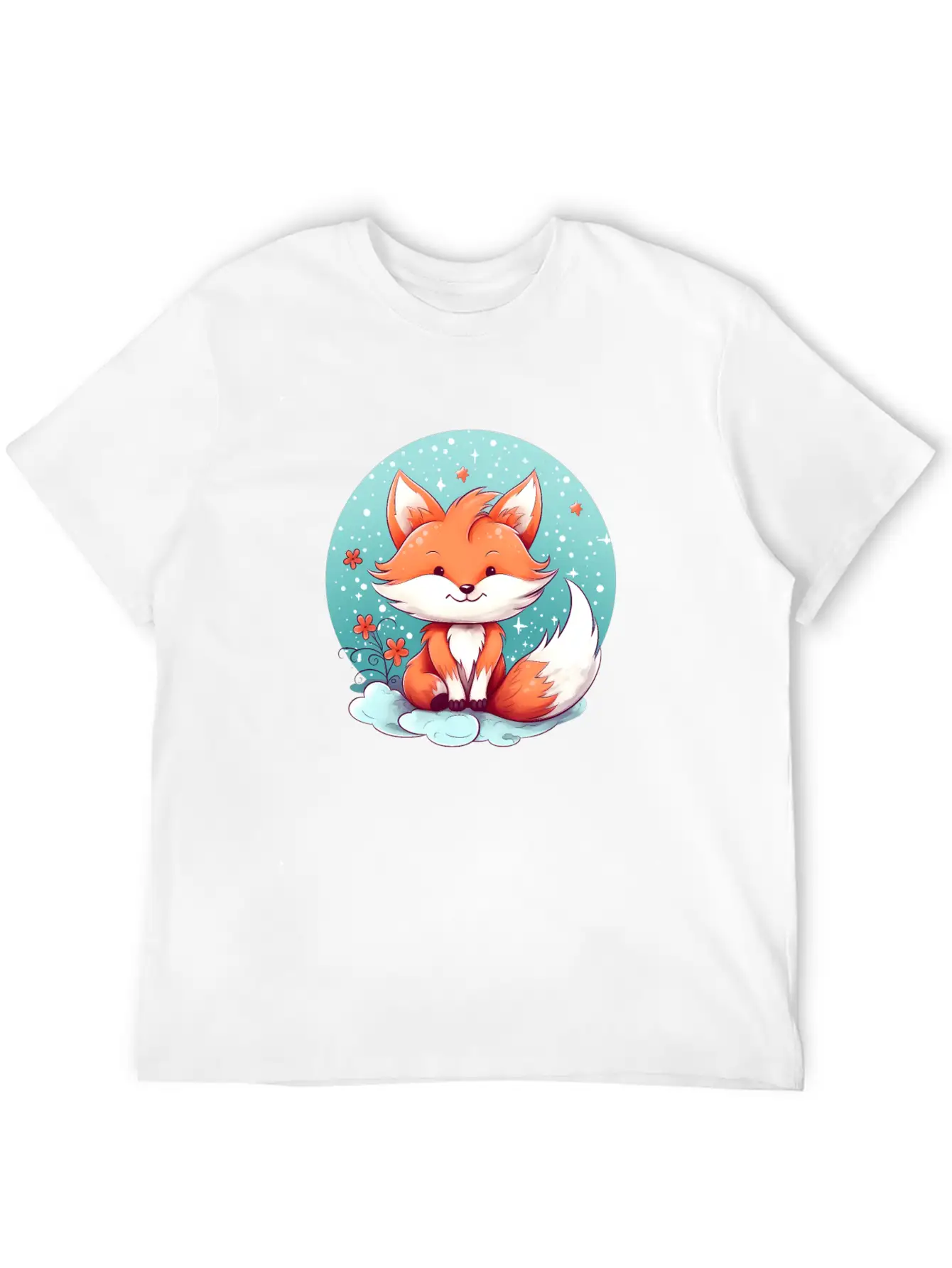 Fox In The Forest Stylish Everyday T-Shirt – Unisex Basic Cotton Tee