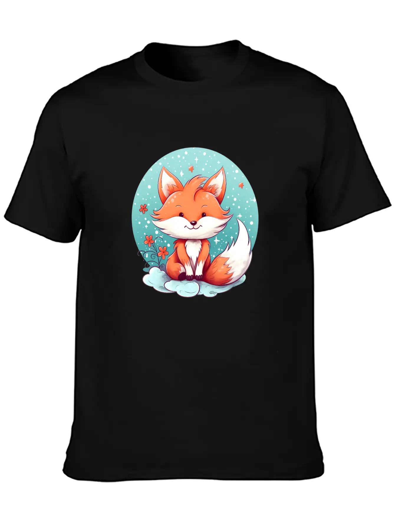 Fox In The Forest Stylish Everyday T-Shirt – Unisex Basic Cotton Tee