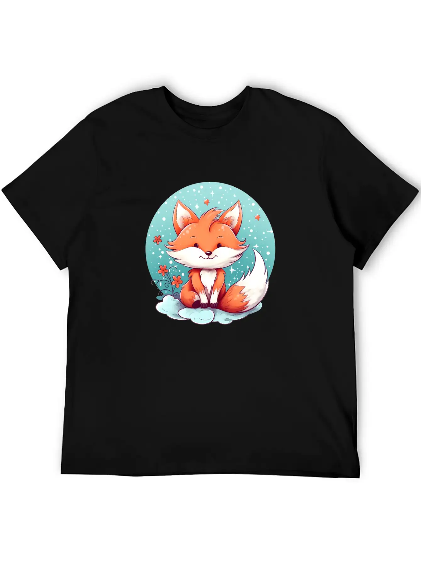 Fox In The Forest Stylish Everyday T-Shirt – Unisex Basic Cotton Tee