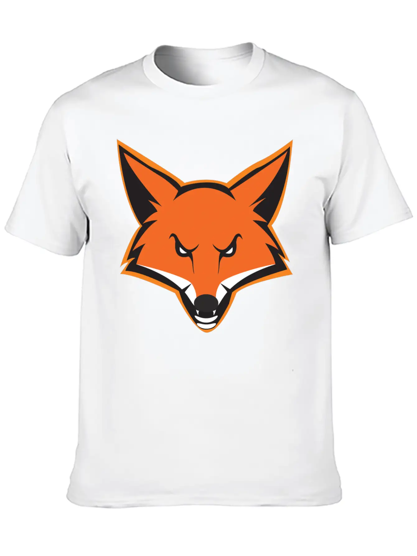 Fox Mascot Essential Unisex Summer Tee – Soft Cotton Casual Fit