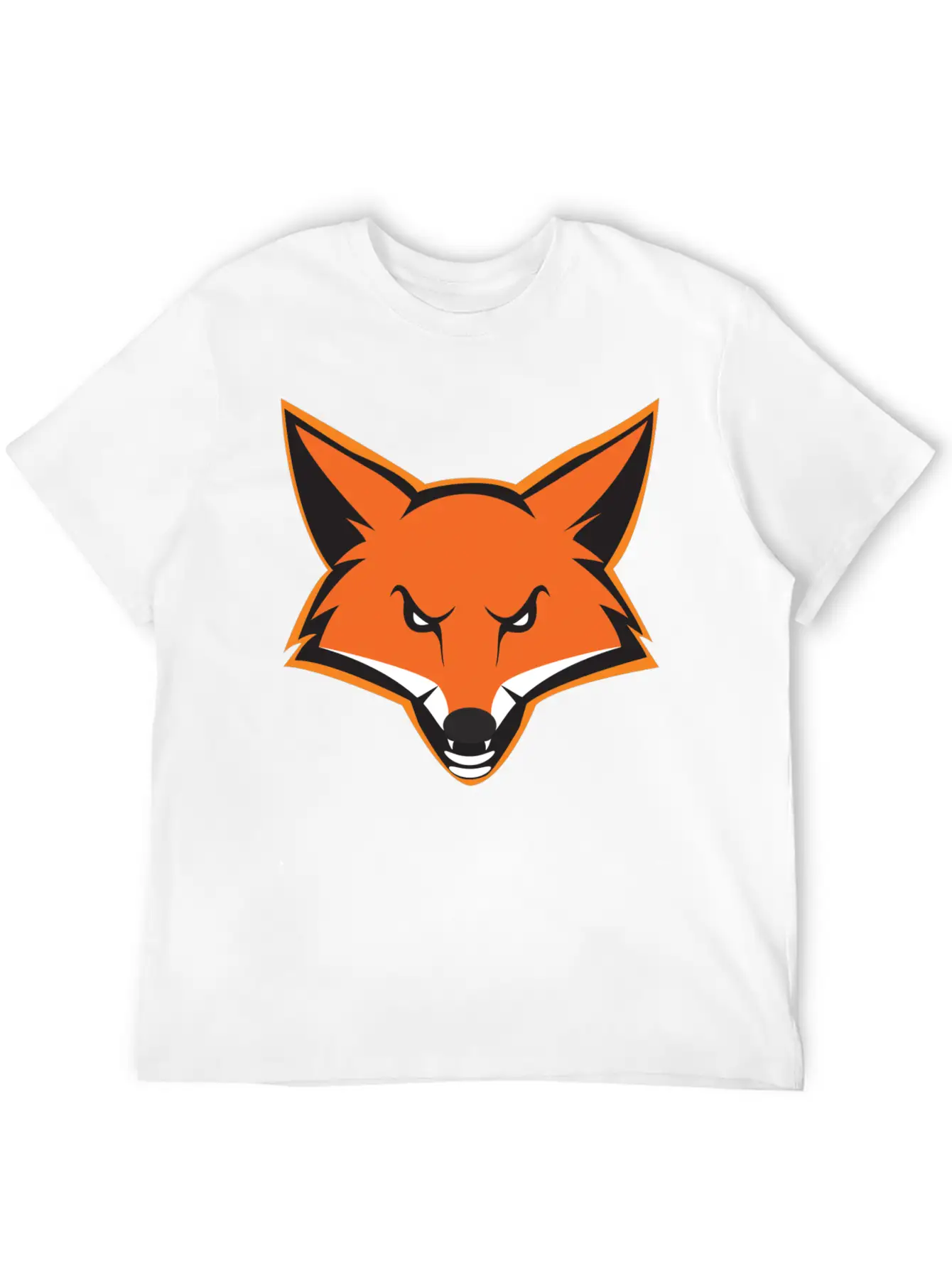 Fox Mascot Essential Unisex Summer Tee – Soft Cotton Casual Fit