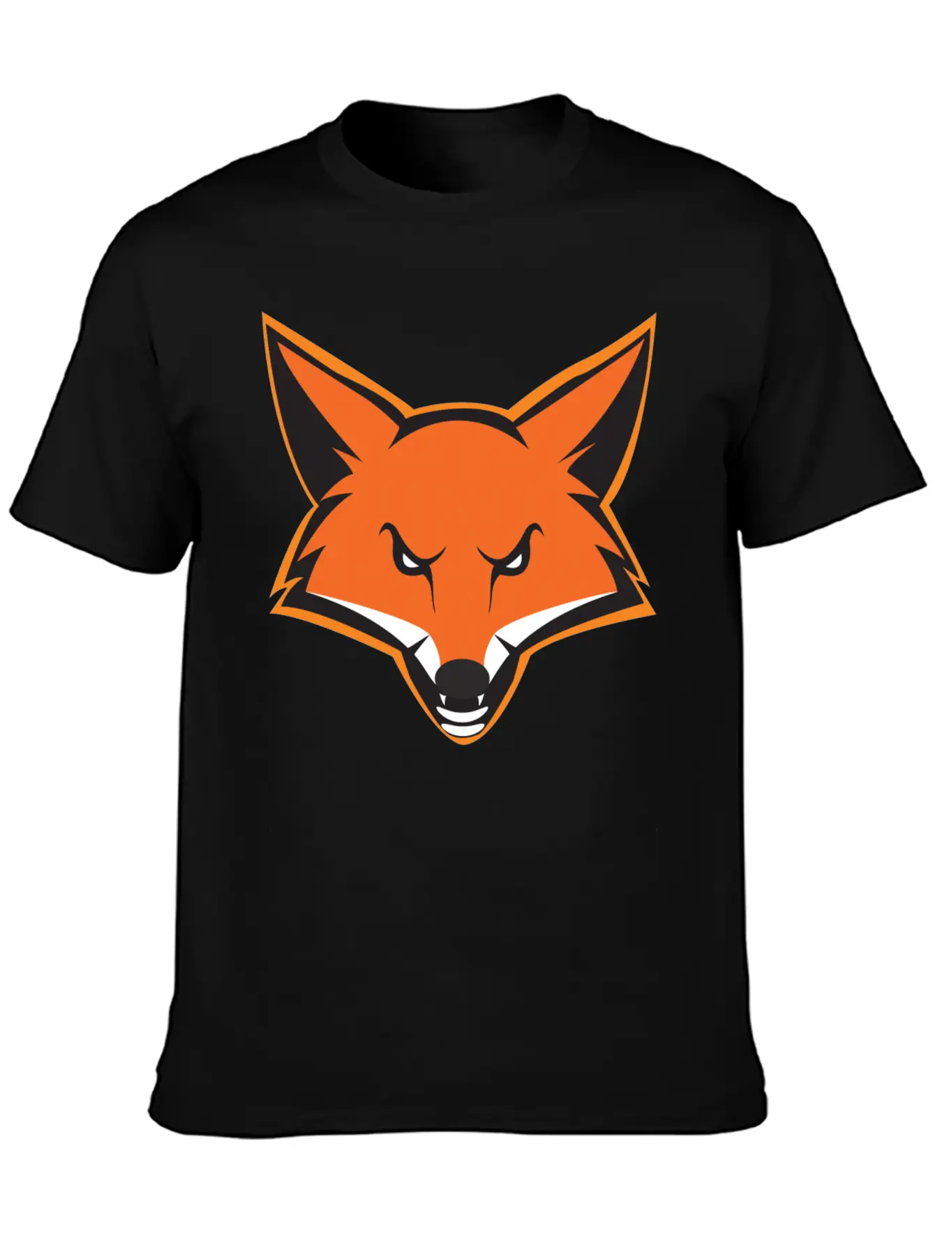 Fox Mascot Essential Unisex Summer Tee – Soft Cotton Casual Fit