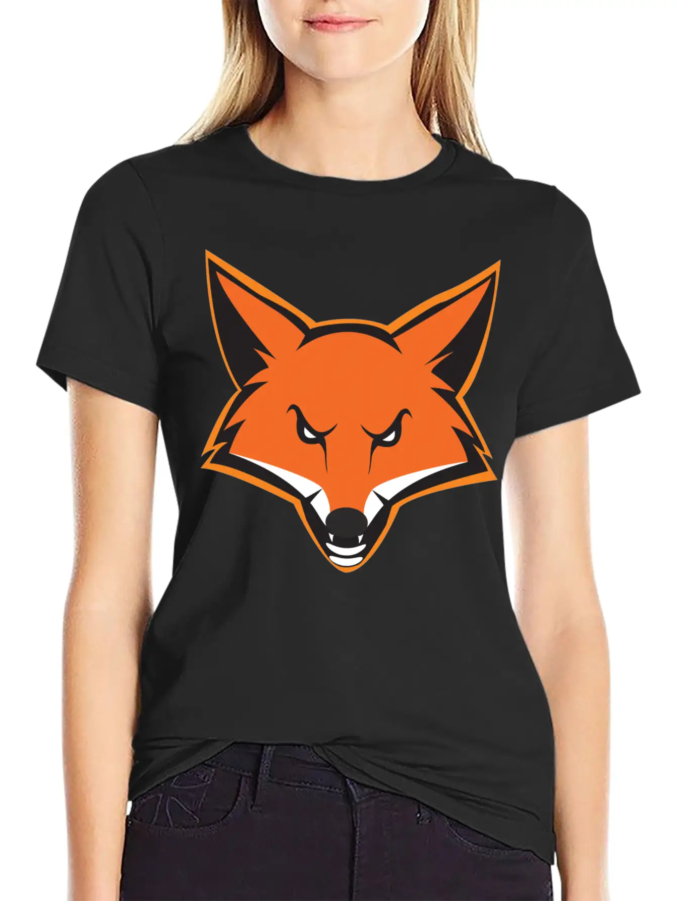 Fox Mascot Essential Unisex Summer Tee – Soft Cotton Casual Fit