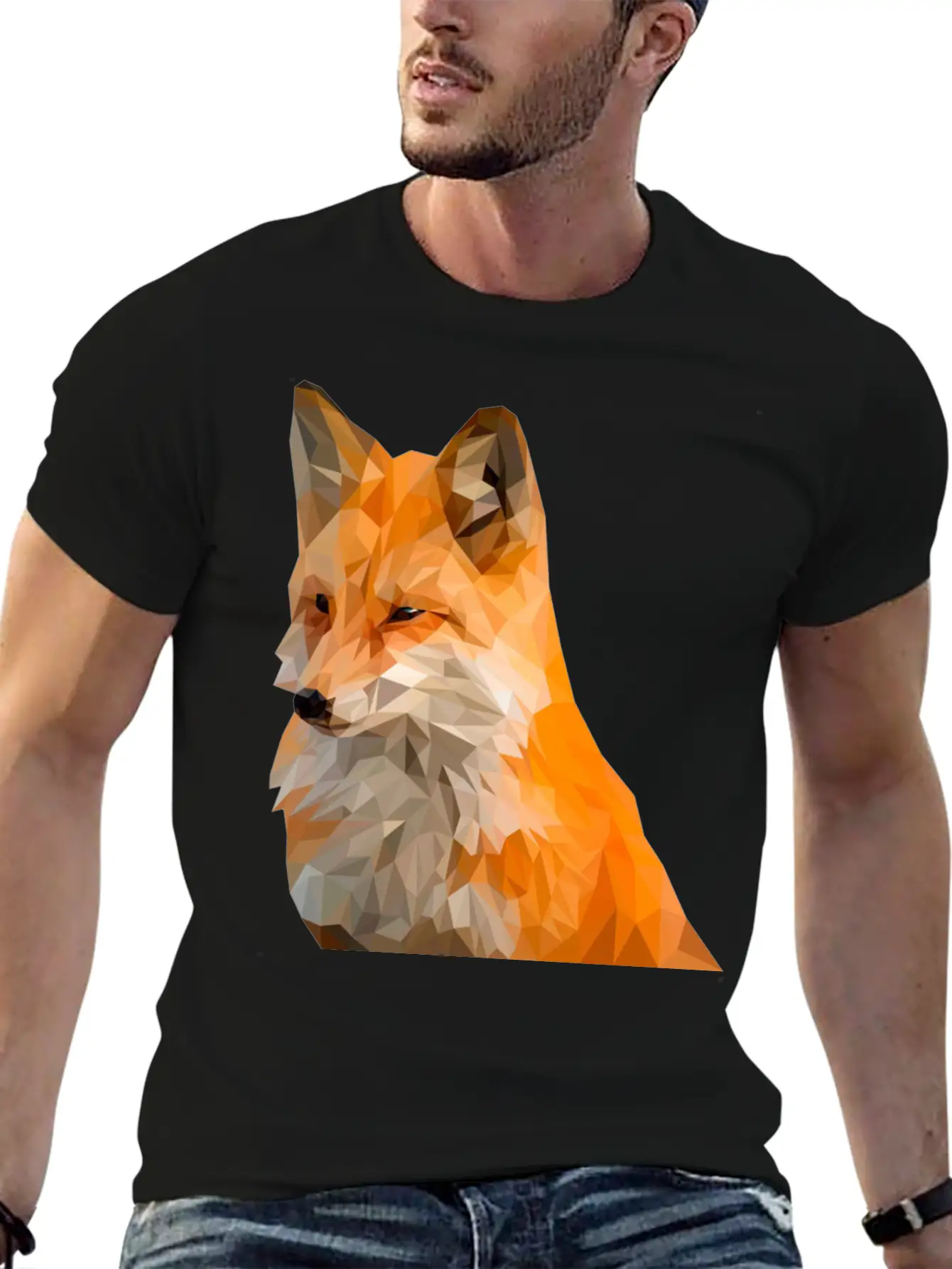 Fox Unisex Short Sleeve Soft Cotton T-Shirt – Casual Everyday Wear
