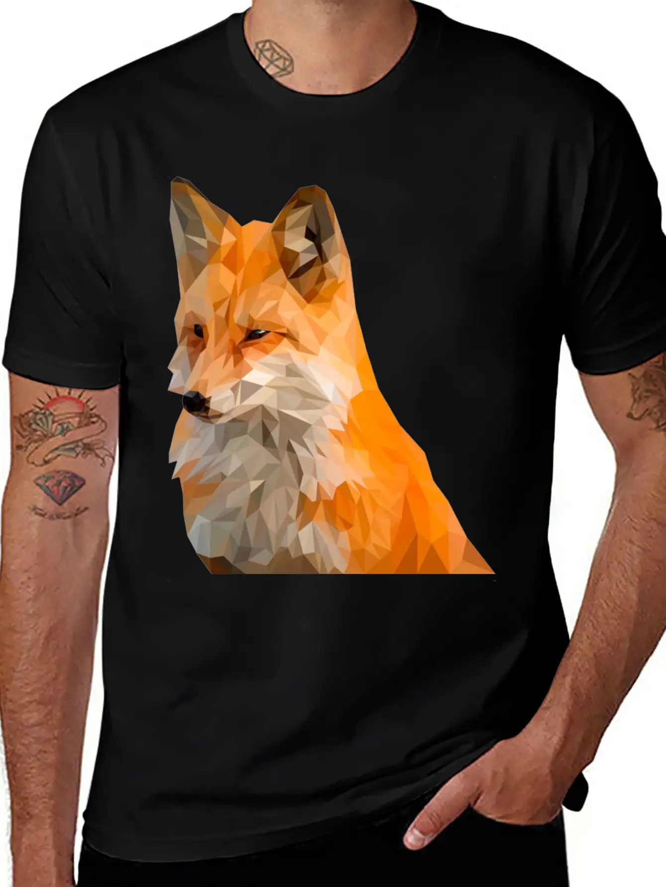 Fox Unisex Short Sleeve Soft Cotton T-Shirt – Casual Everyday Wear